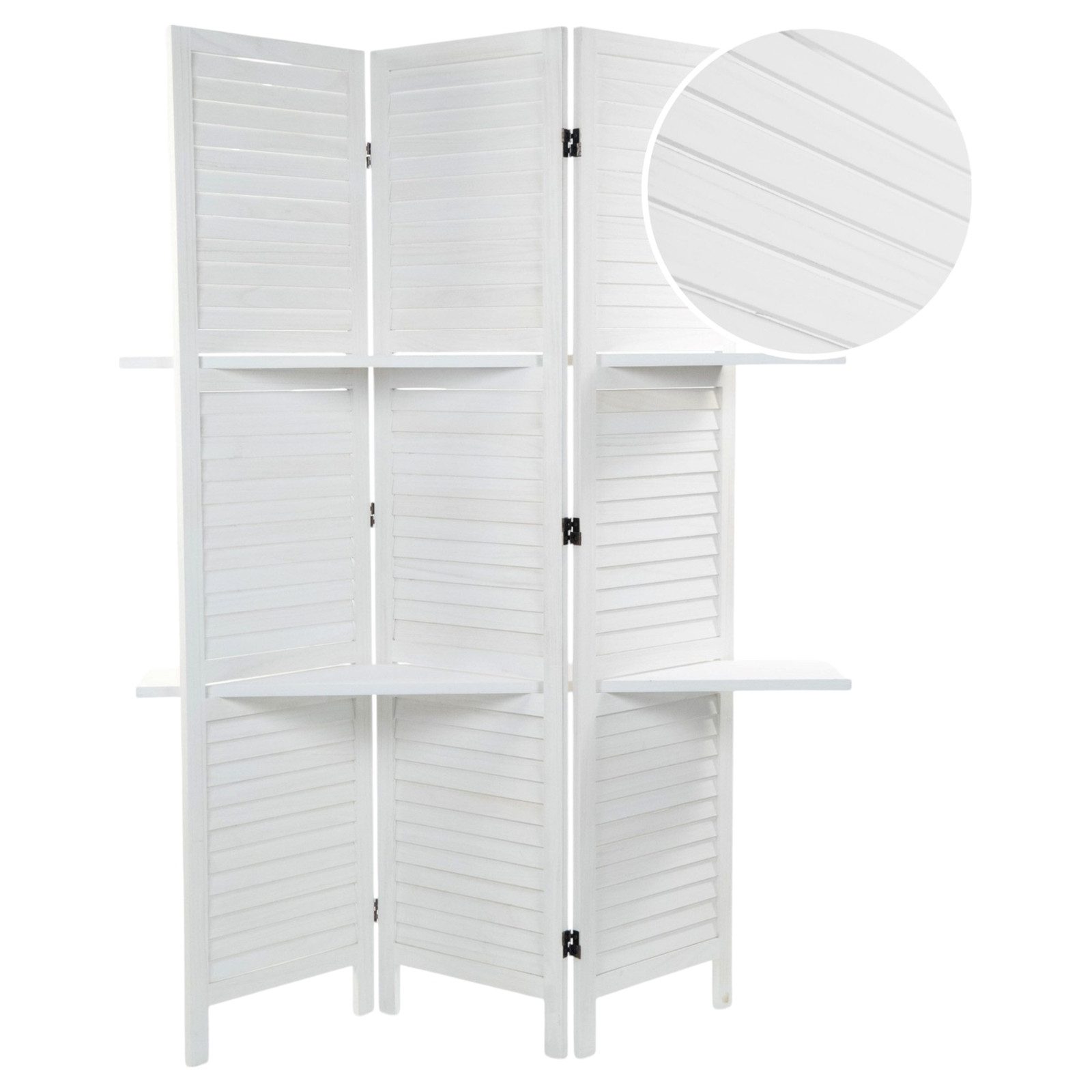 DESIGN DELIGHTS Paravent RAUMTEILER "COTTAGE II", Trennwand mit Regalböden, günstig online kaufen