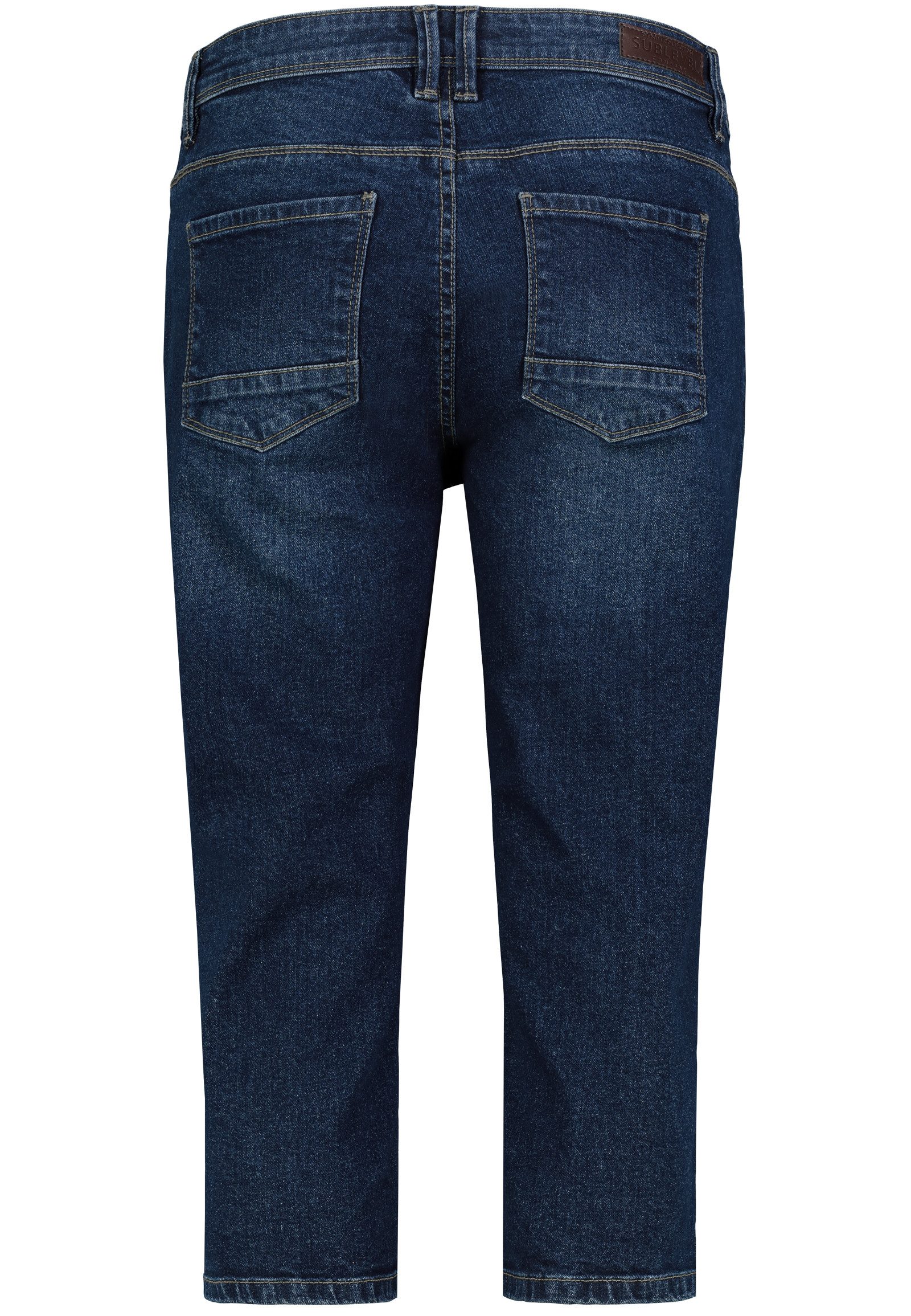 SUBLEVEL Caprijeans Damen Hose 3/4 Jeans Flex Dehnbar Frühling Sommer Dehnbar Stretch Baumwolle – Bild 5 von 5