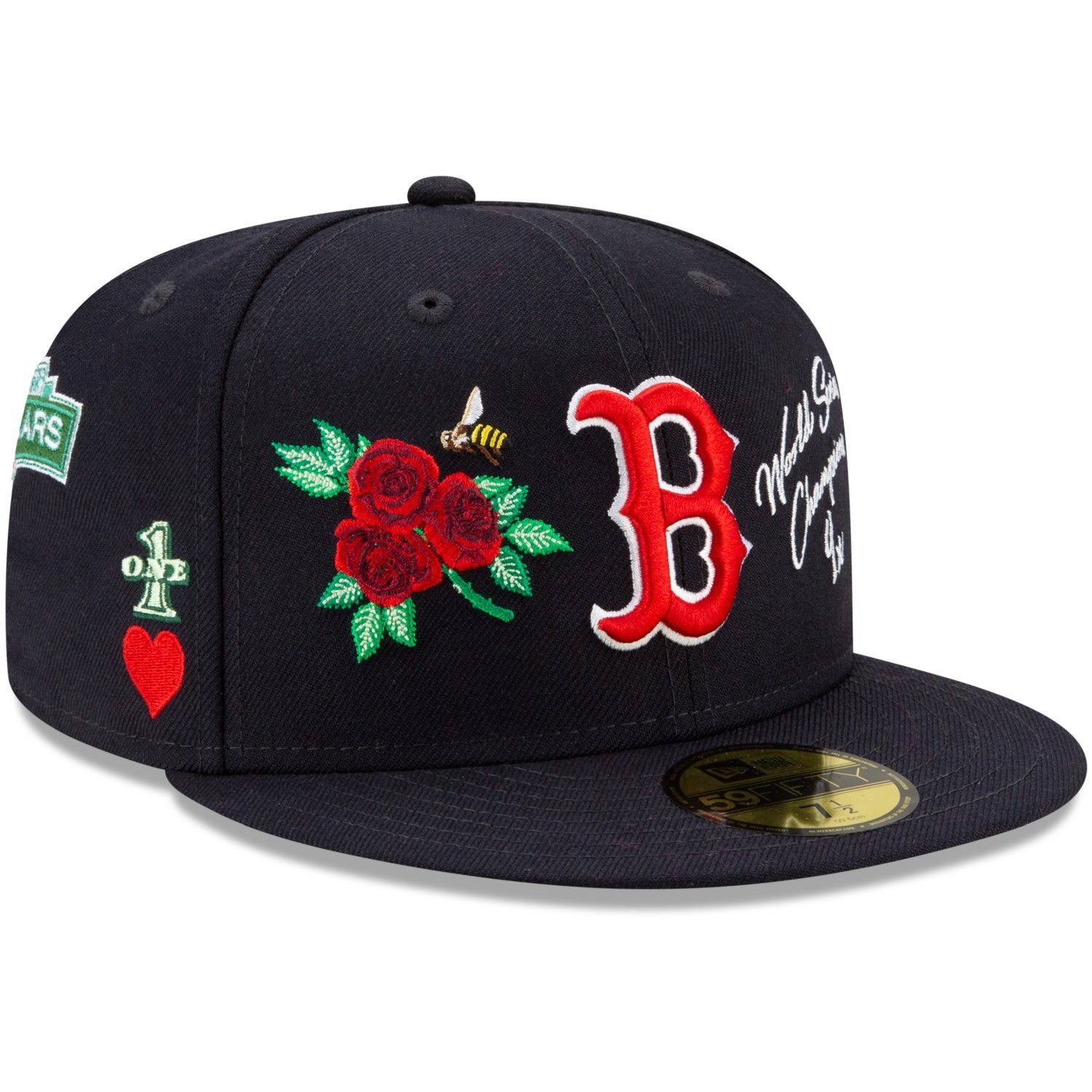 New Era Sox Red 59Fifty GRAPHIC Fitted Cap Boston