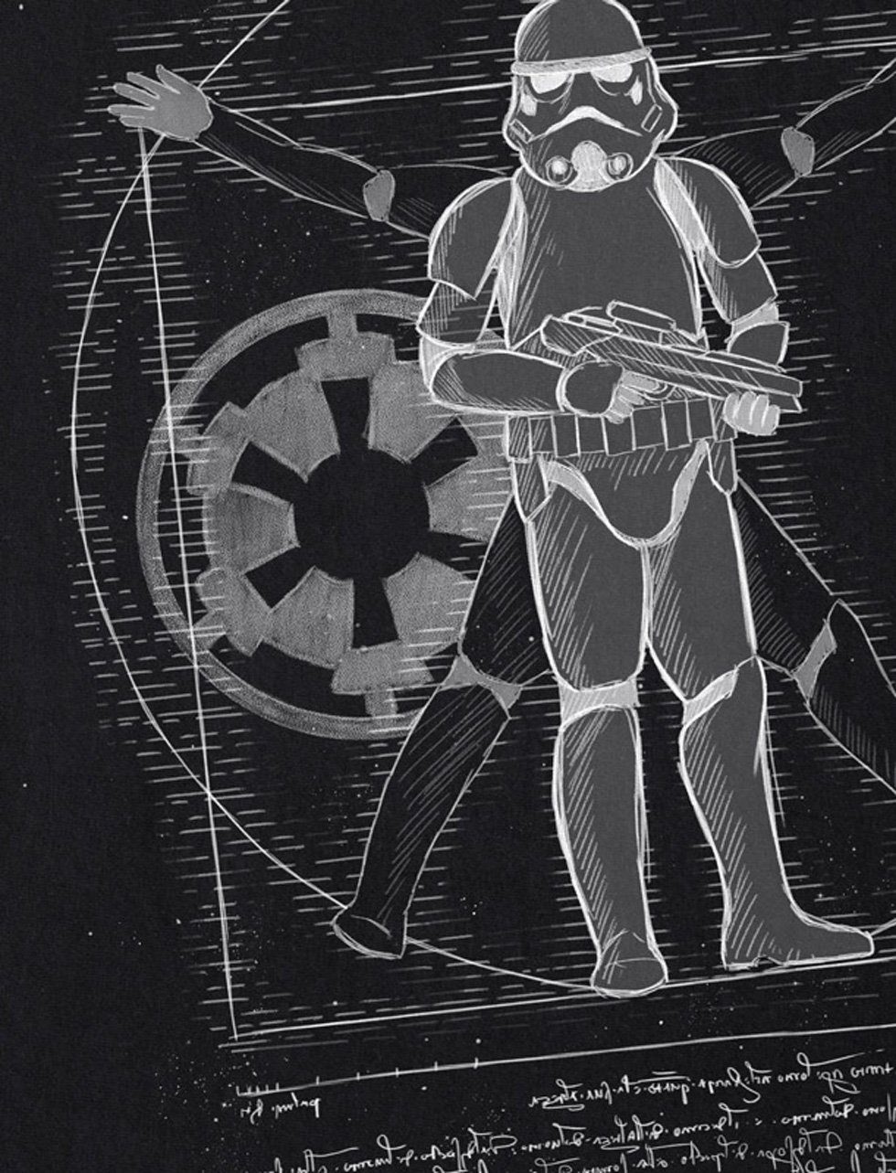 style3 T-Shirt Vitruvianische Stormtrooper Return star günstig online kaufen