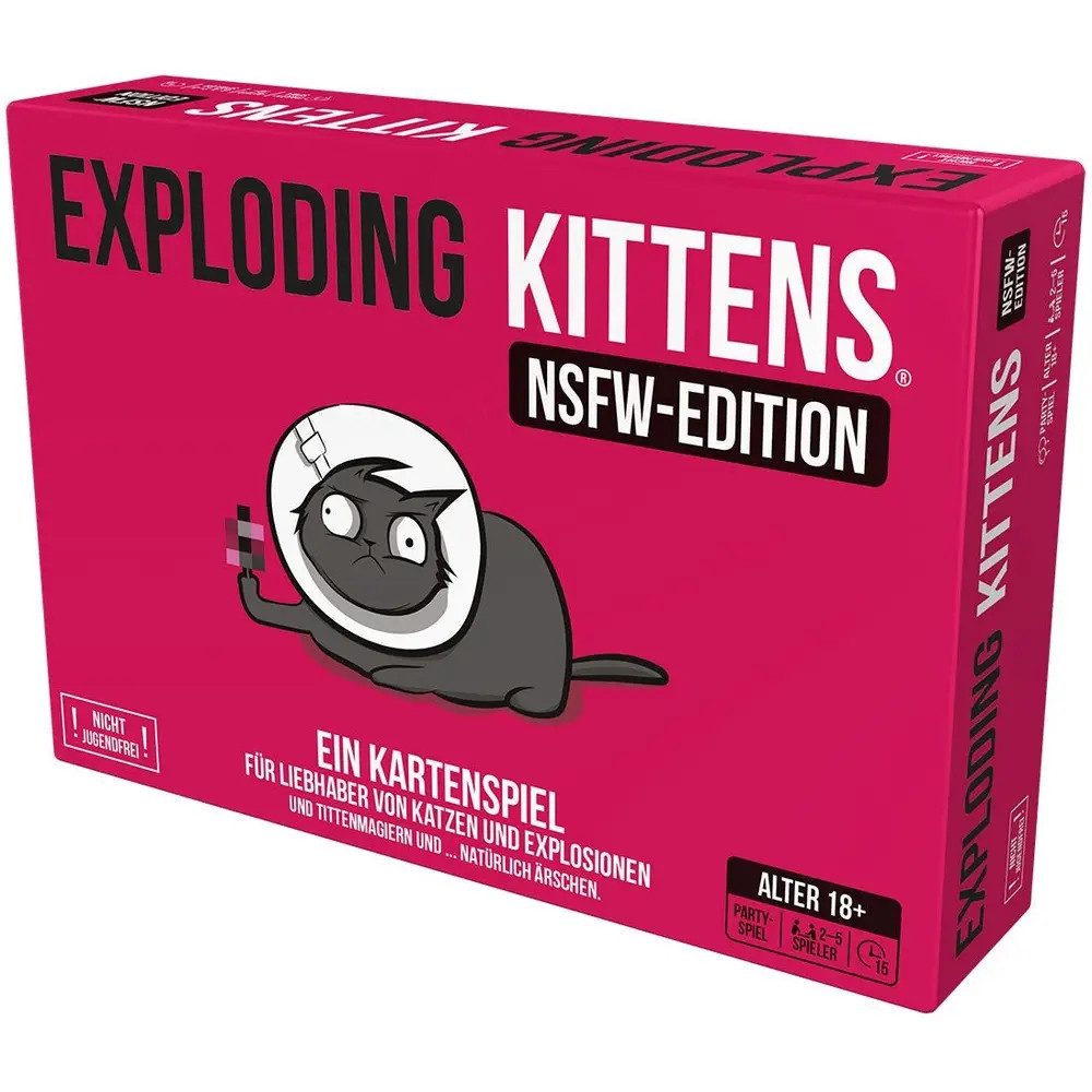 Asmodee Spielesammlung Exploding Kittens NSFW-Edition