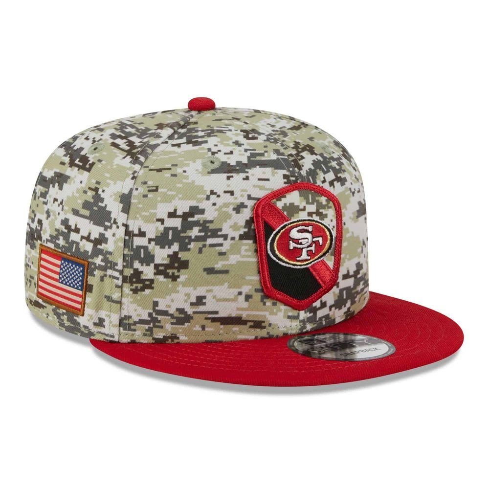 New Era Snapback Cap NFL SAN FRANCISCO 49ers Salute to Service 2023 Snapback 9FIFTY Cap