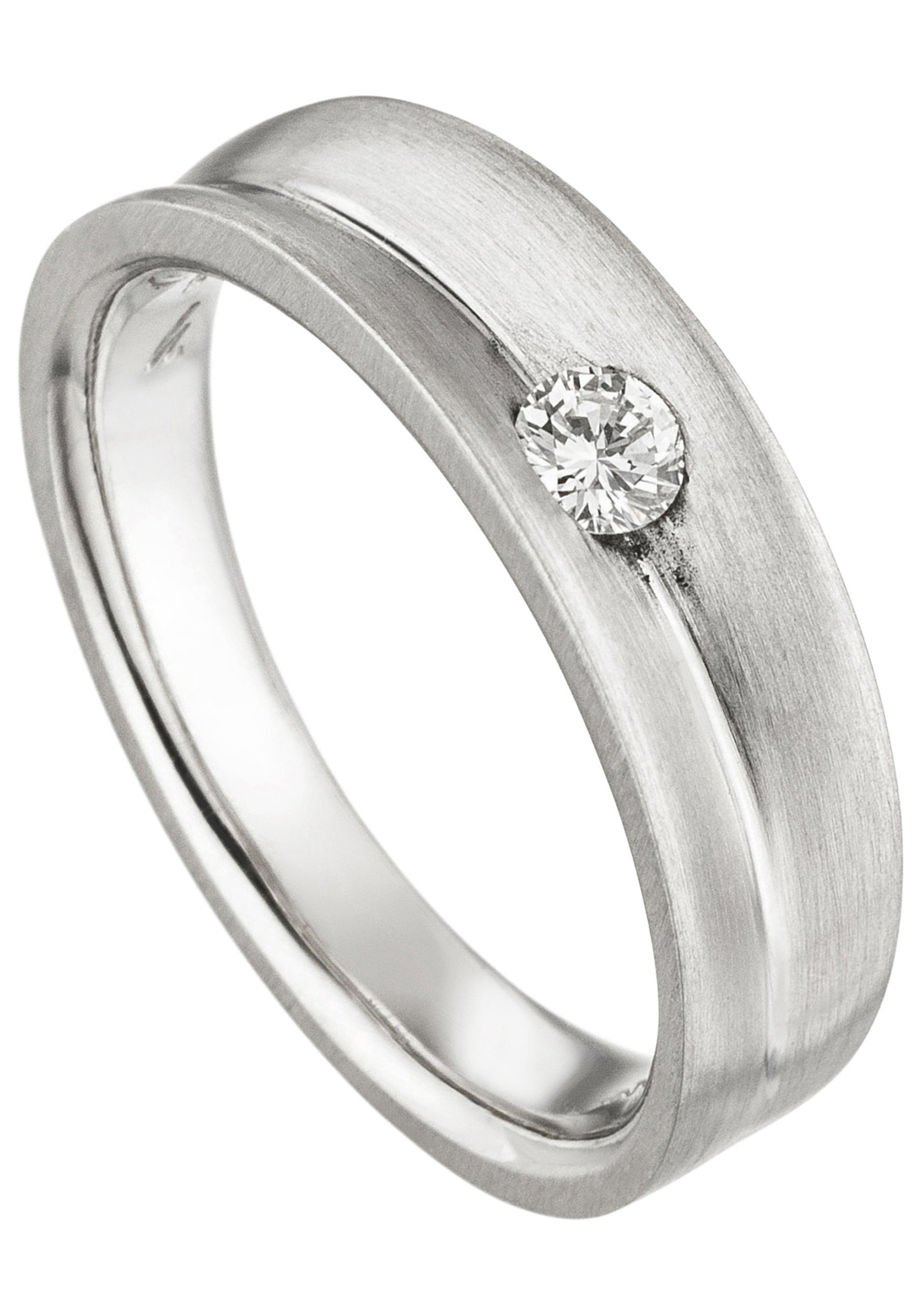 JOBO Fingerring Ring mit Diamant 0,13 ct... JOBO Fingerring Ring mit Diamant 0,13 ct...