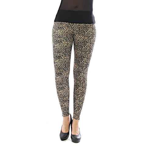 YESET Leggings Damen Leggings lang hoher Bund Hose Leopard Tier Muster Tier-Muster, hoher Bund