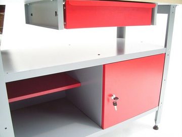 Apex Werkbank Werkbank Werkstatttisch Werktisch 06257 Holzarbeitsplatte 120x 60x85cm