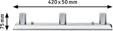 Paulmann LED Wandleuchte Spiegelleuchte Regula 3-flammig Chrom ohne Leuchtmittel, max. 40W E14, ohne Leuchtmittel, E14, Spiegelleuchte Regula 3-flammig Chrom ohne Leuchtmittel, max. 40W