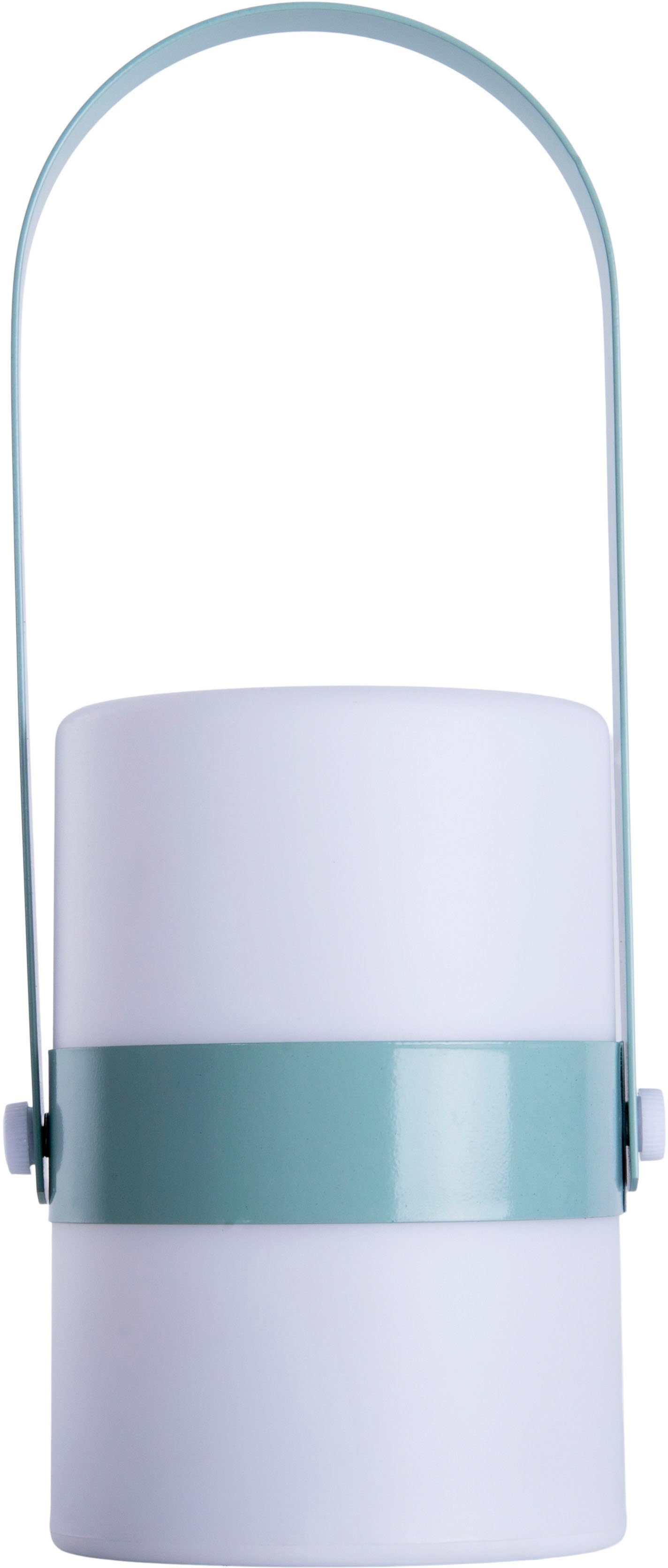 näve LED Dekolicht Neo, LED fest integriert, Warmweiß, mint/weiß, inkl. Griff / Aufhängung, inkl. 1m USB-Kabel, warmweiß