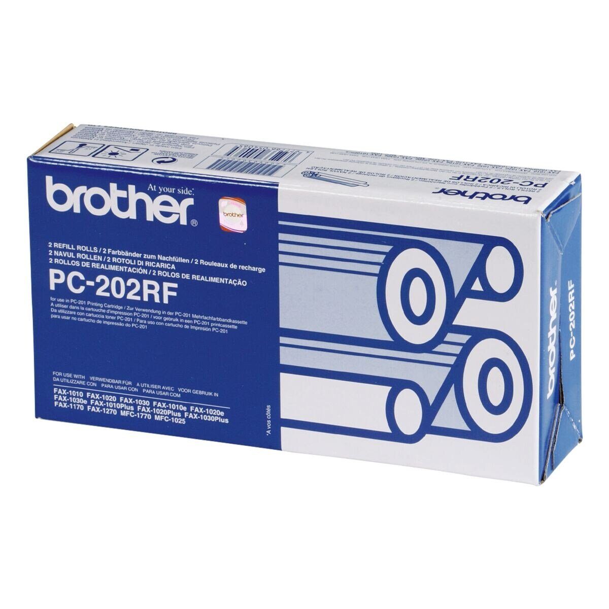 Brother Fax Thermotransfer-Rolle PC-202RF