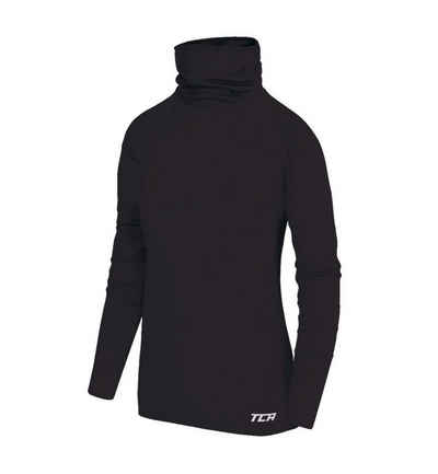 TCA Langarmshirt TCA Mädchen Warm-Up Thermo Lauf Oberteil - Schwarz, 10-12 Jahre (1-tlg)