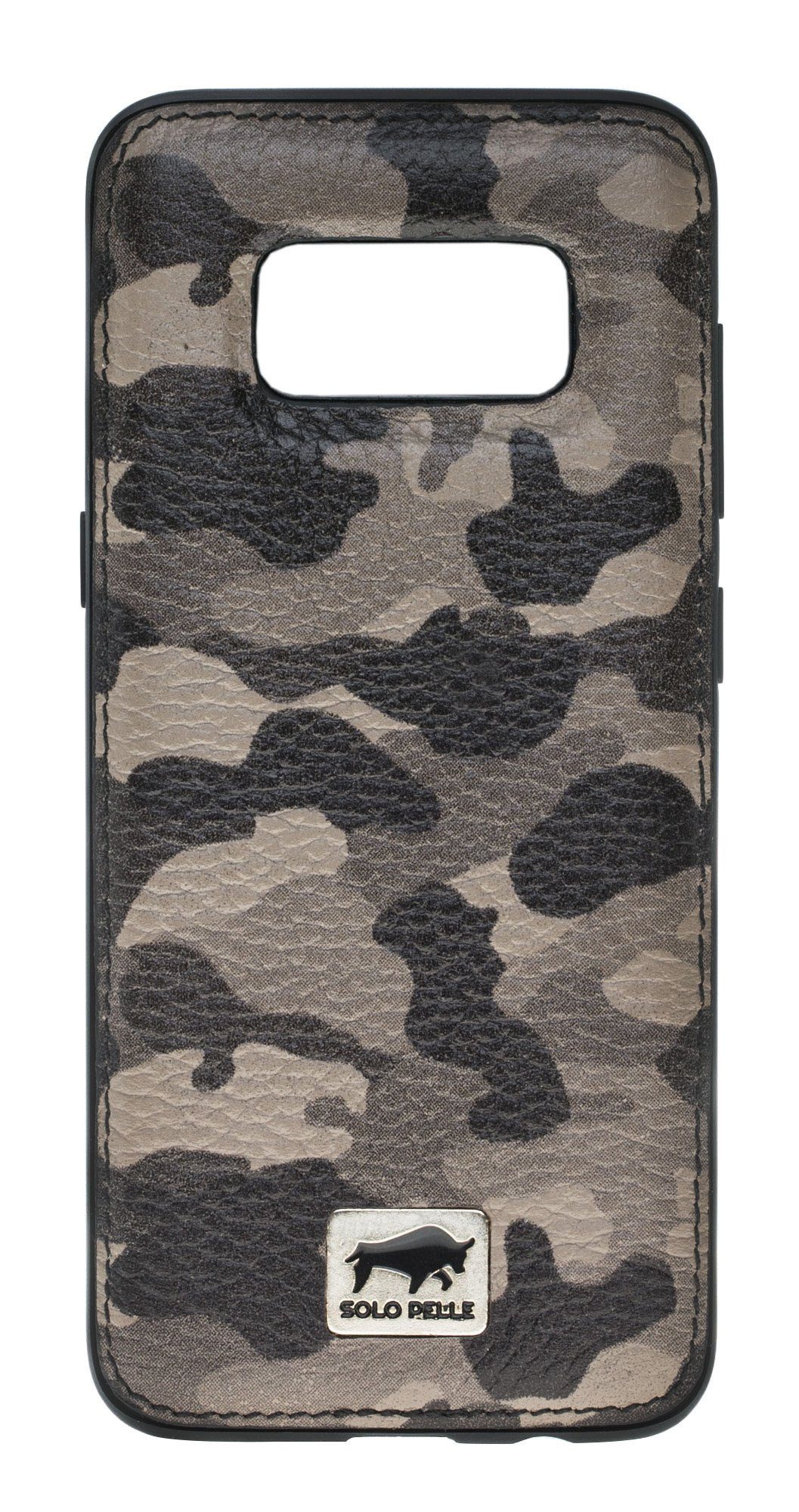 Solo Pelle Smartphonetasche für Samsung Galaxy S8+ S8 Plus Case Lederhülle Ledertasche Backcover