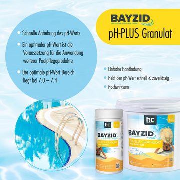 BAYZID Poolpflege 1 kg BAYZID® pH Plus Granulat für den Pool