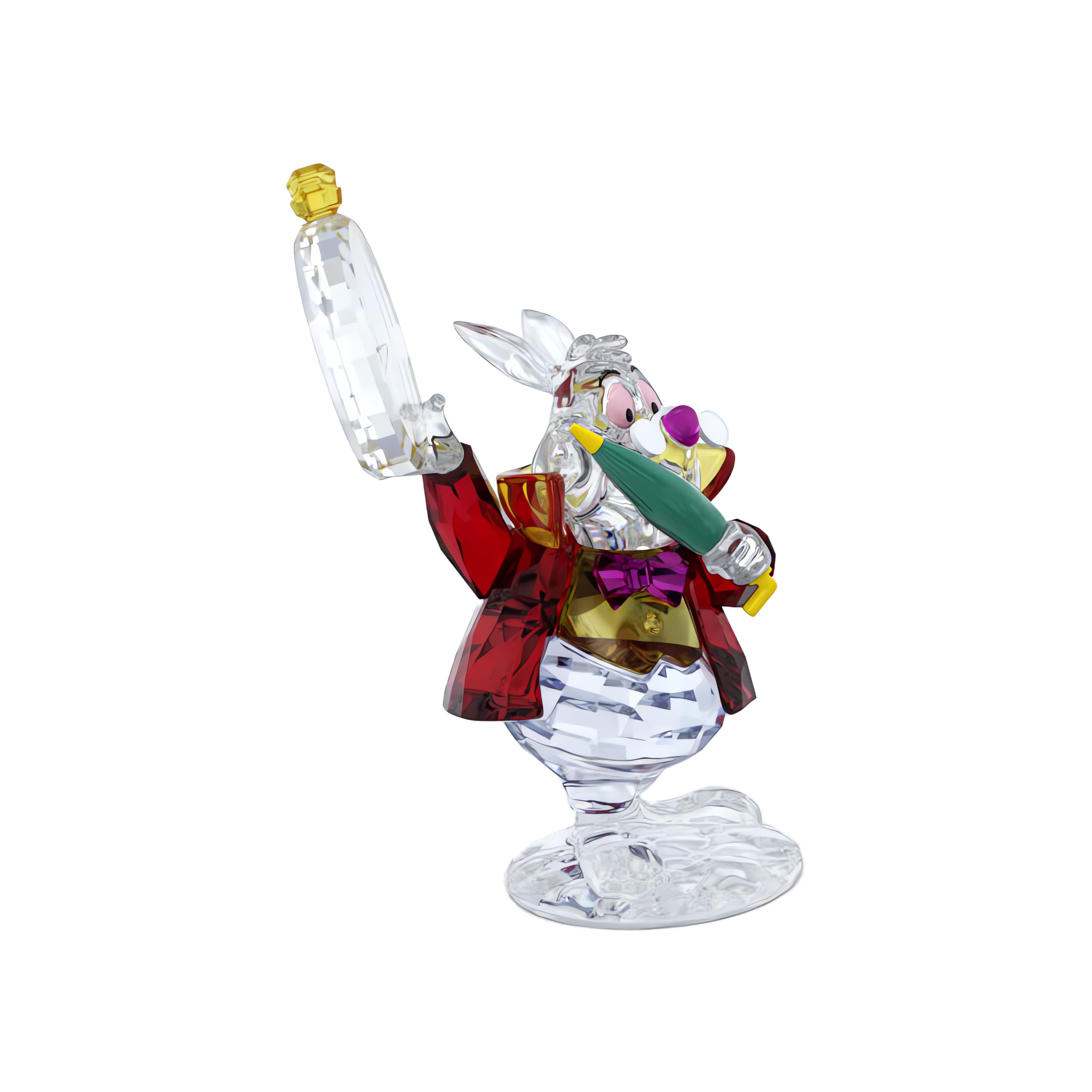 Swarovski Dekofigur Kristallfigur Sammelfigur Alice White Rabbit Weißes Kaninchen (1 St), Swarovski® Kristall
