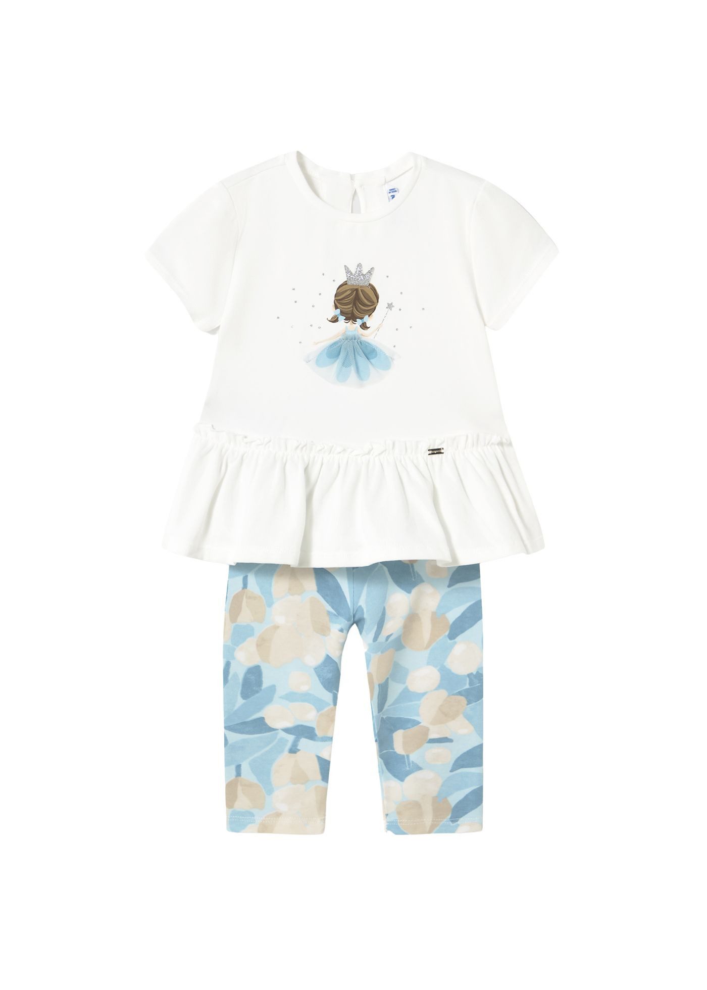 Mayoral Schößchenshirt mit Caprileggings