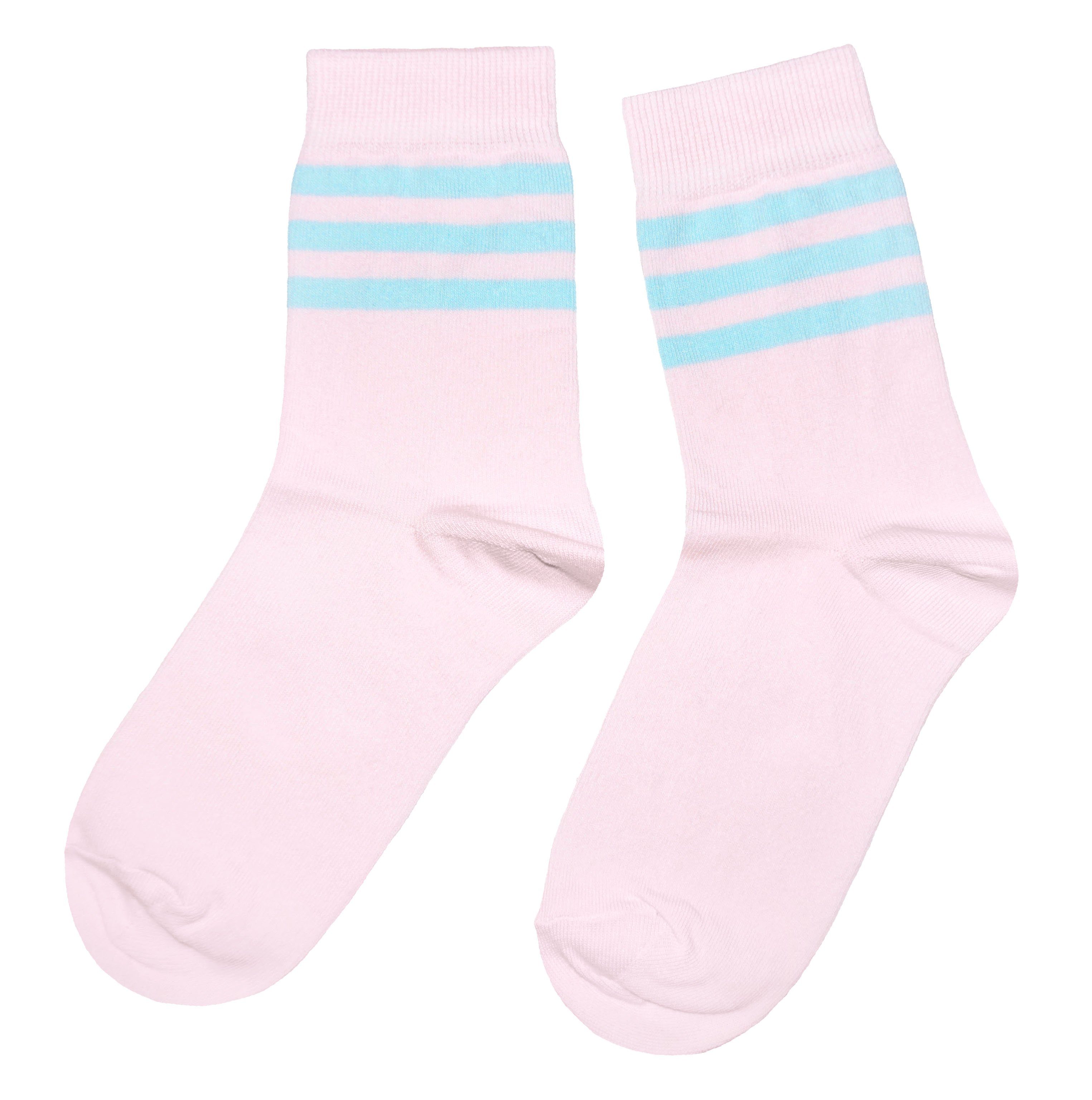 Basicsocken Damen Socken >>Drei Ringel<< weiche Baumwolle