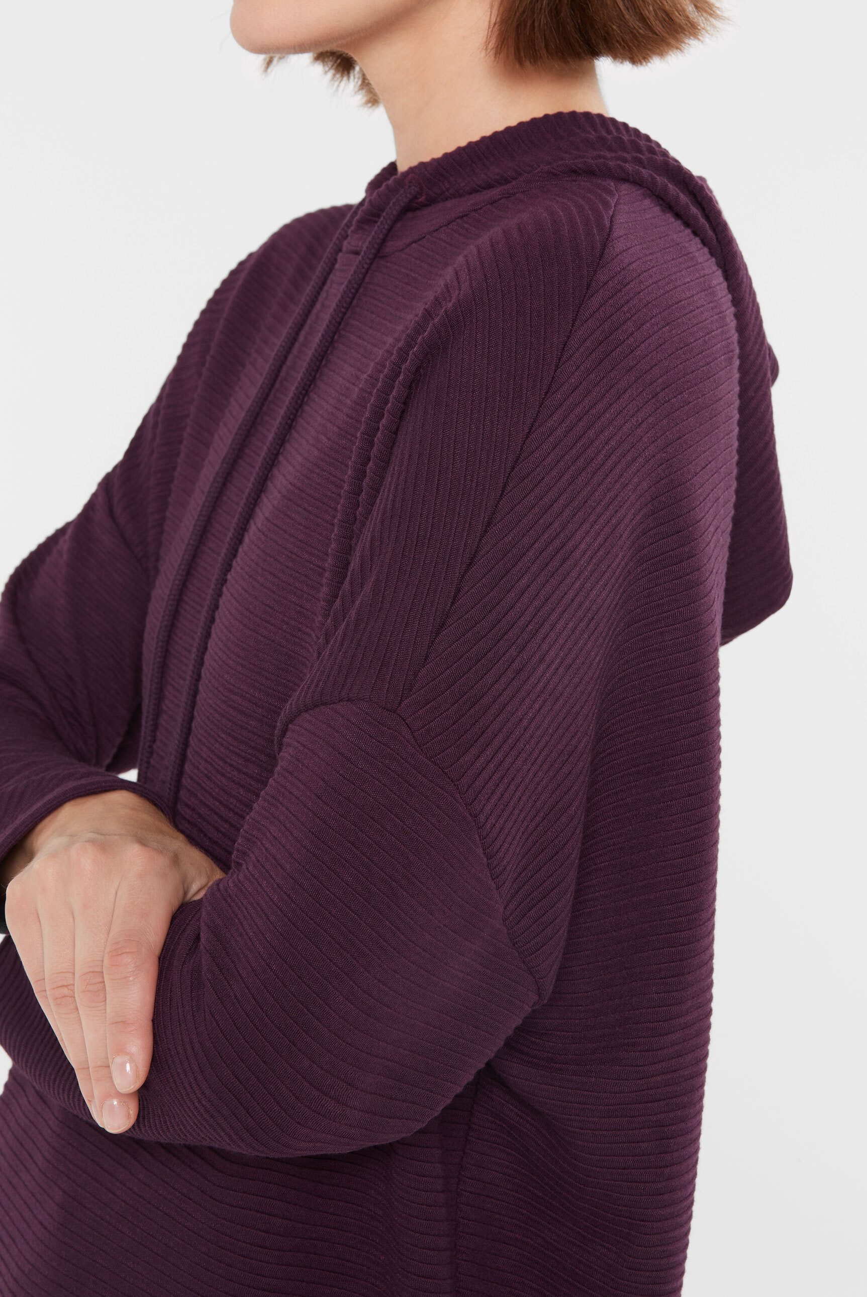 SENSES.THE LABEL Kapuzensweatshirt mit überschnittenen Schultern