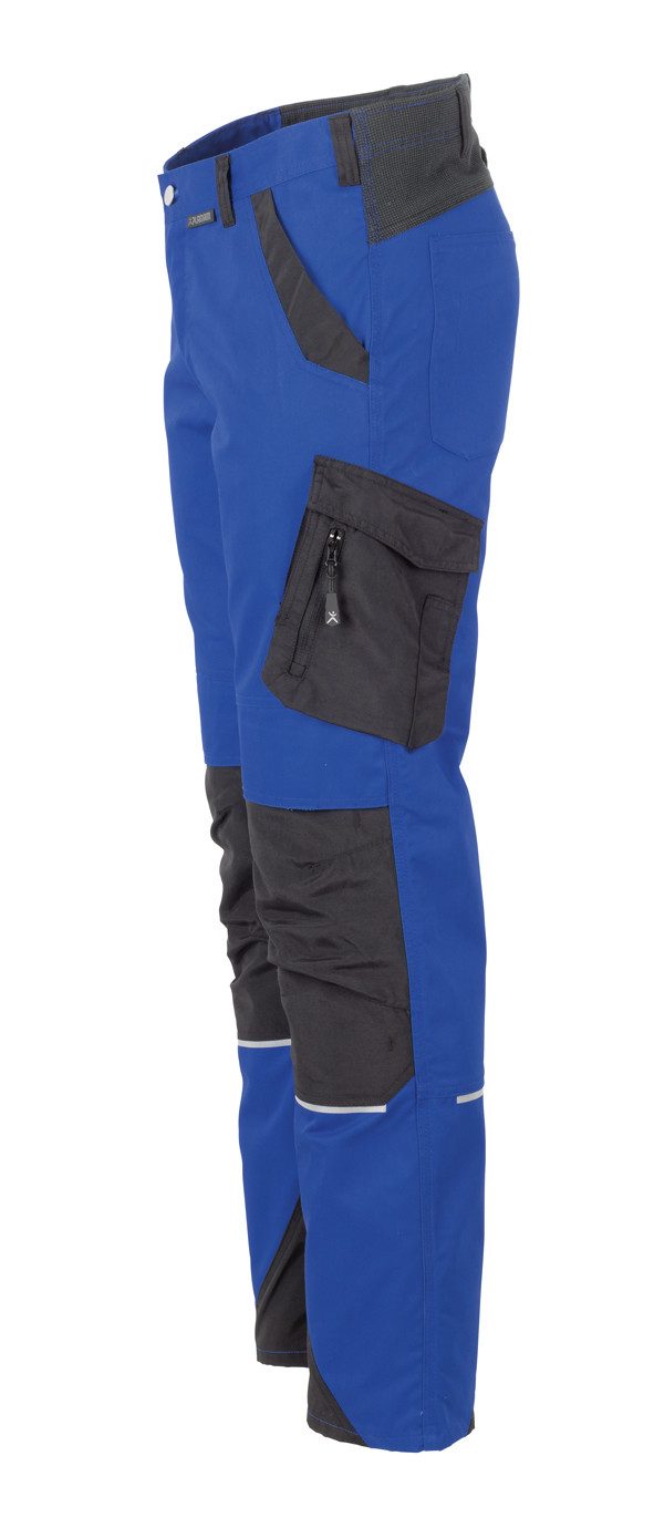 Planam Arbeitsbundhose PLANAM Herren Bundhose NORIT 4-Wege-Stretch Kornblau/Schwarz – Bild 3 von 4