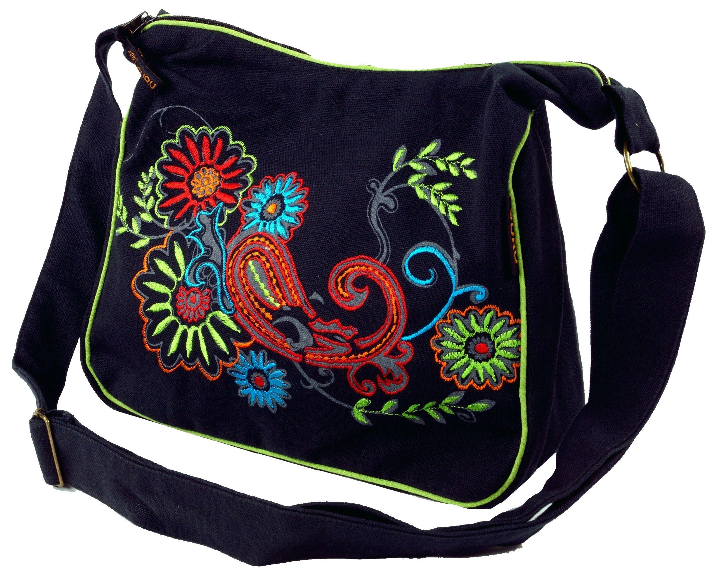 Guru-Shop Schultertasche Schultertasche, Hippie Tasche, Goa günstig online kaufen