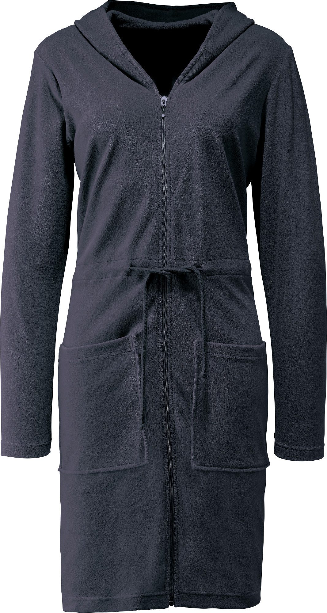 Erwin Müller Bademantel Damen-Bademantel "Limbach" mit Kapuze, Rückenlänge günstig online kaufen