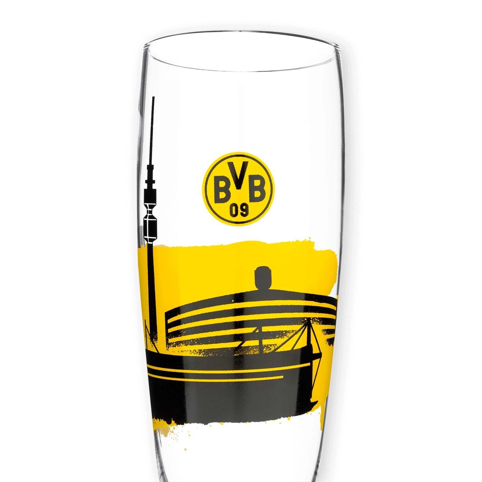BVB MERCHANDISING Bierglas BVB Weizenglas, 1-tlg., Glas