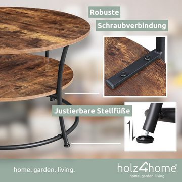 holz4home Couchtisch Couchtisch "Lillie" mit 2 Ablagen von holz4home®