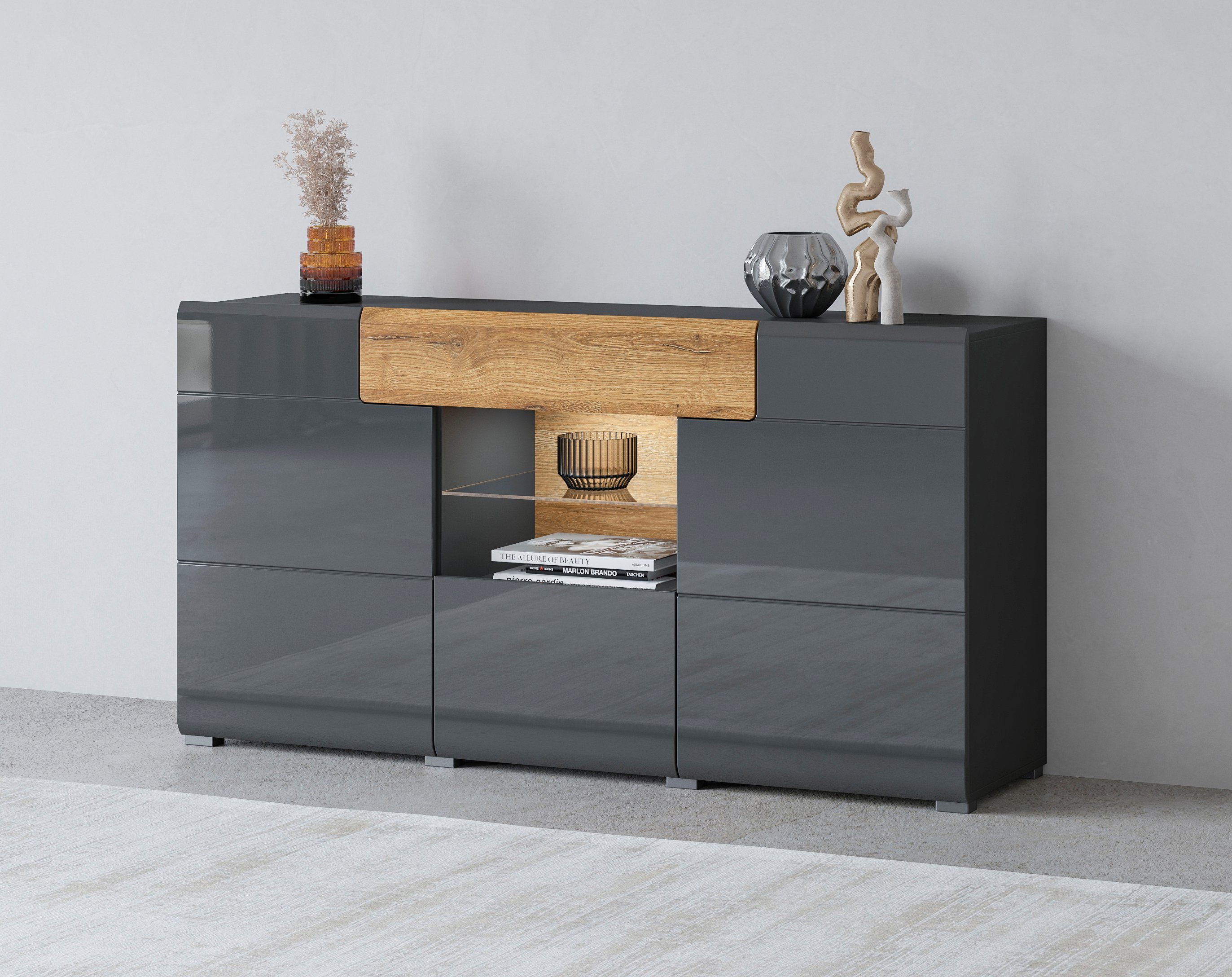 INOSIGN Sideboard Toledo, Breite 159 cm