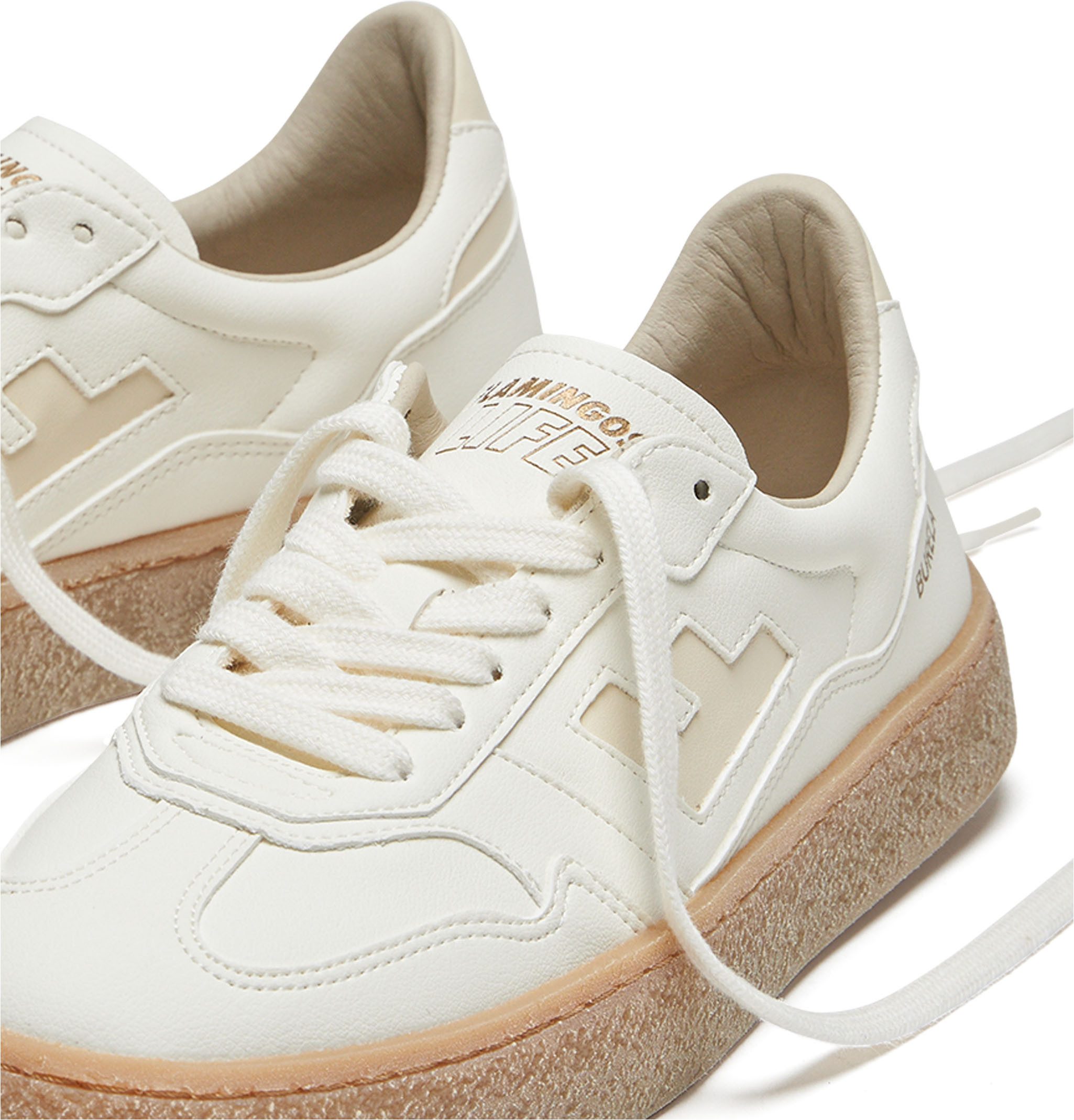 Flamingos Life BURELA BOLD Sneaker veganer Sneaker, Obermaterial aus 70% Maisresten