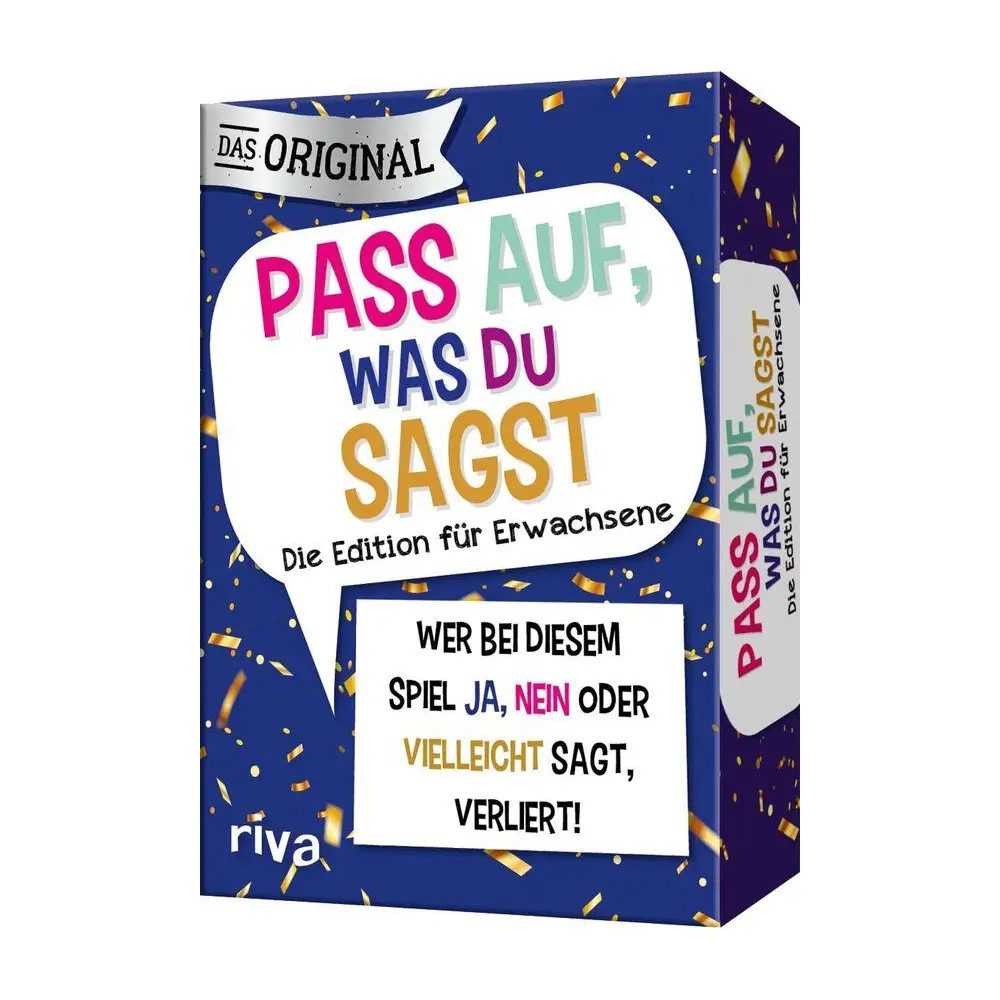 Vedes Spielesammlung Pass auf, was du sagst – Die Edition für Erwachsene