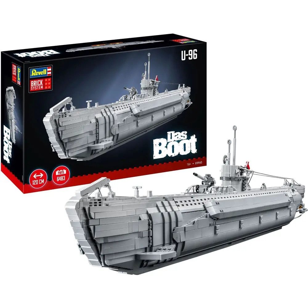 Revell® Modellbausatz Revell Brick System, U-Boot U-96 aus "Das Boot"