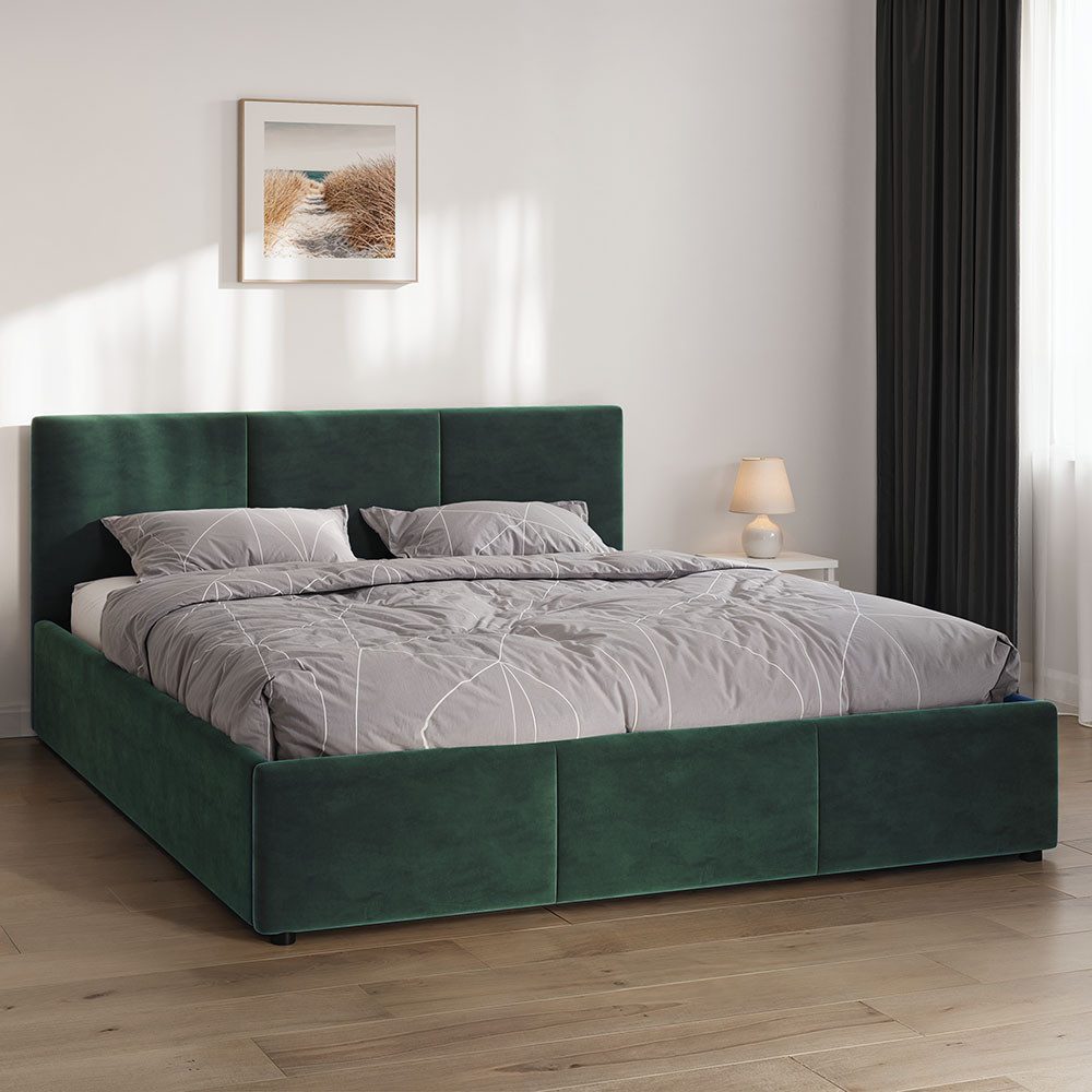 Jana Möbel Polsterbett Nela (mit bettlkasten und lattenrost), Gepolstertes günstig online kaufen