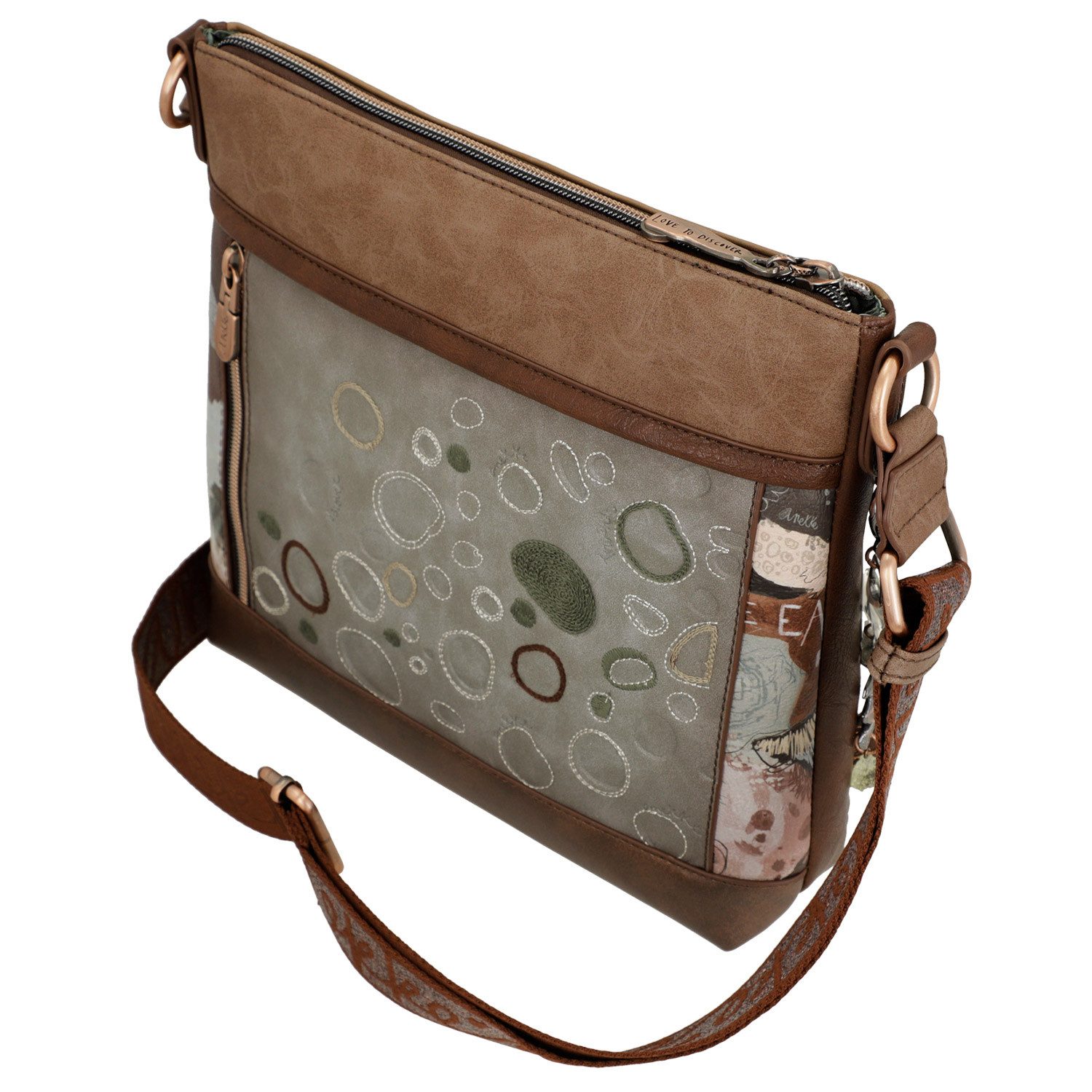 Anekke Umhängetasche Anekke Mittelgroße Umhängetasche mit 3 Fächern CORE mu günstig online kaufen