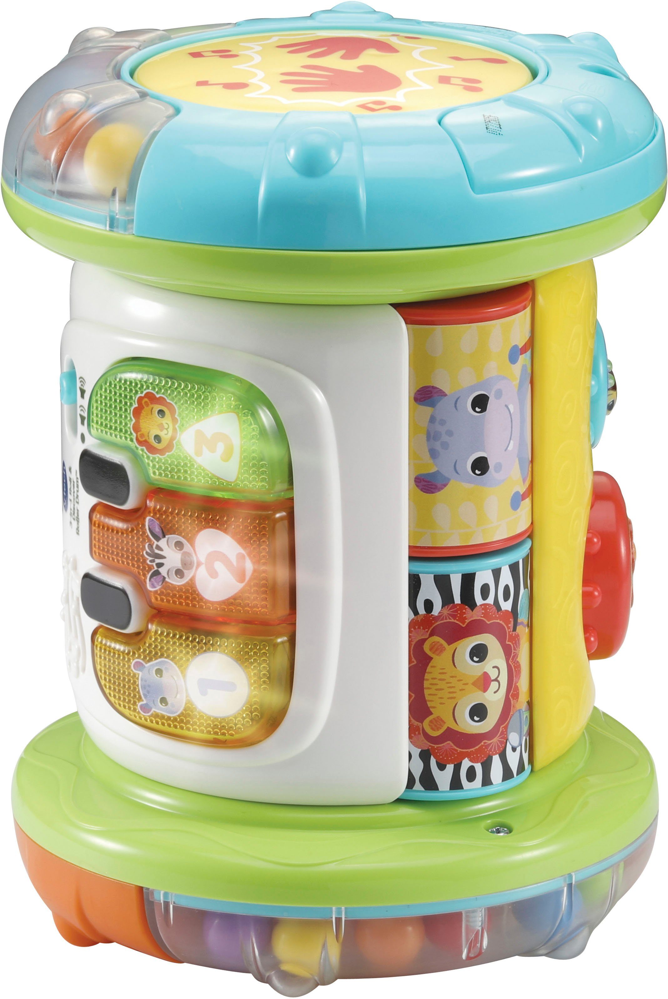 Vtech® Lernspielzeug Vtech Baby, 3in1 Rollende Entdecker-Trommel