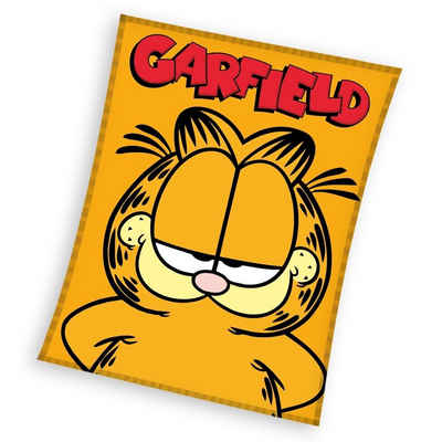 Kinderdecke Garfield Fleecedecke Kuscheldecke 130 x 170 cm, Garfield