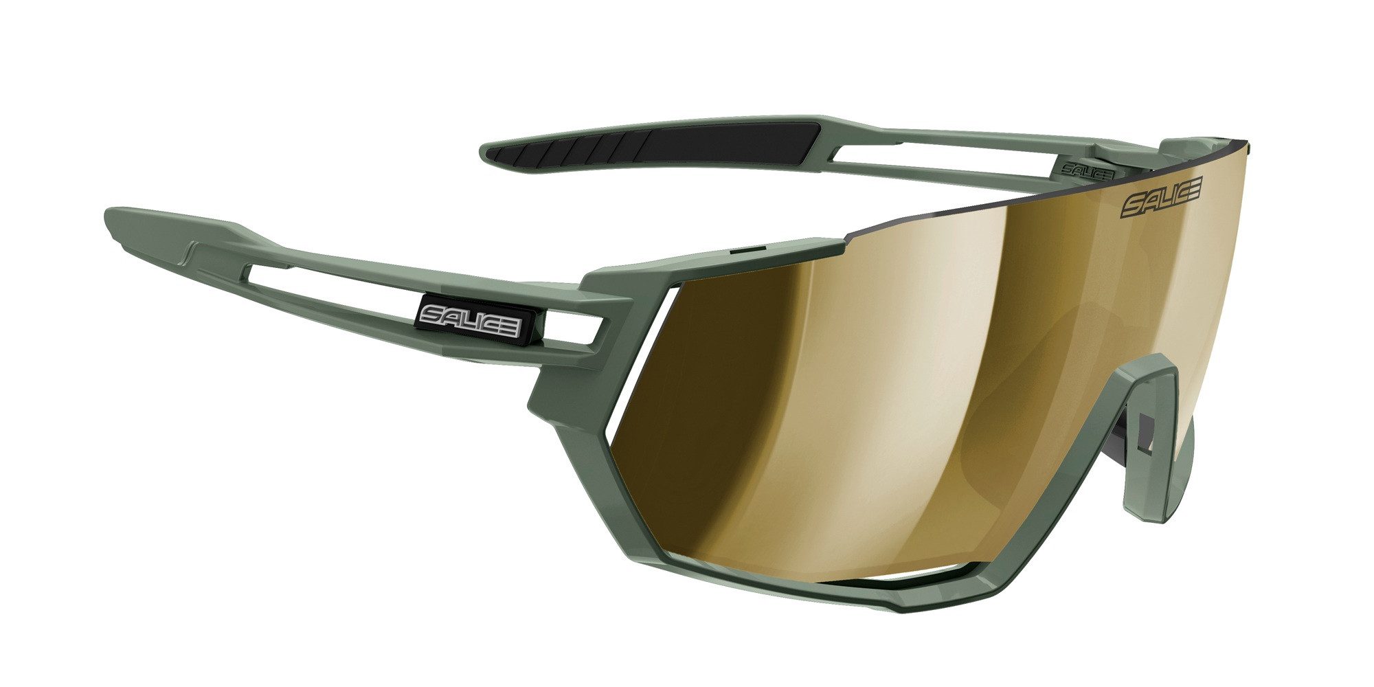 Salice Sonnenbrille Radbrille 029RW (Glasscheibe: Hydrophobic RW Gold) grün/gold