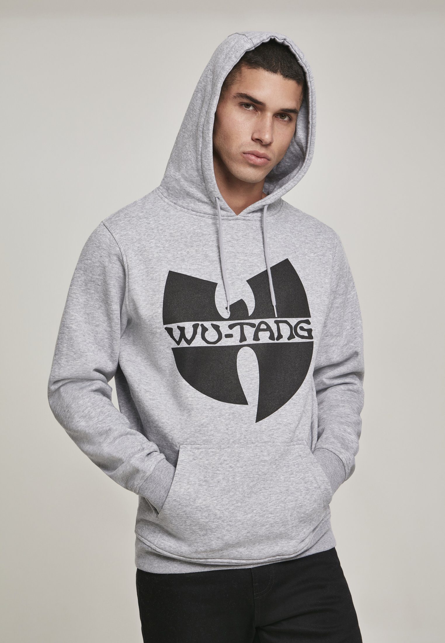 Wu Wear Sweater Wu-Wear heathergrey (1-tlg) Logo Hoody