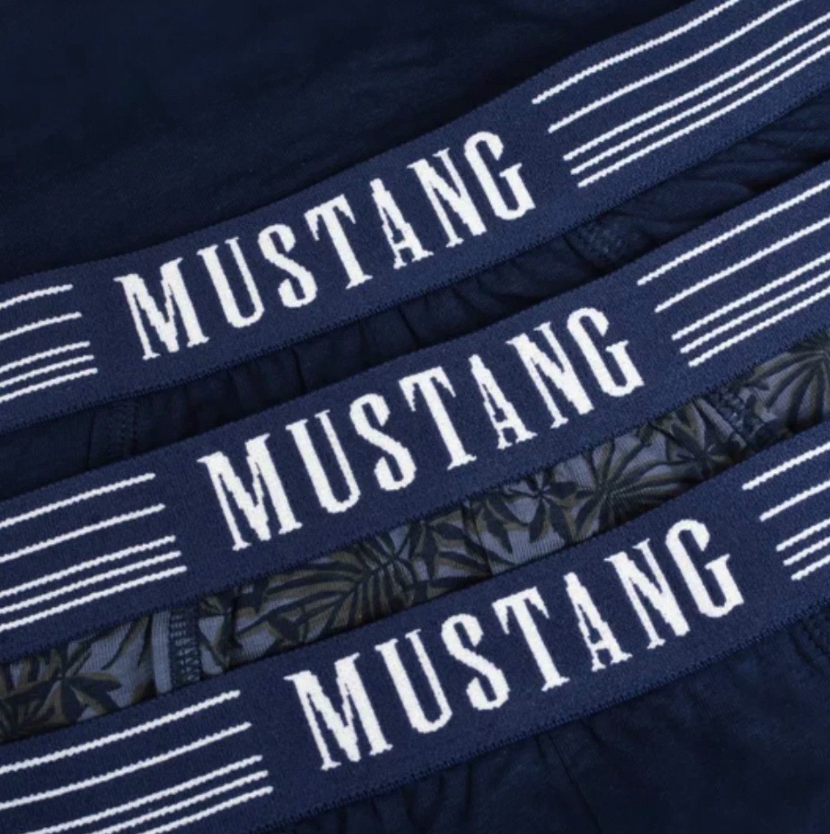 MUSTANG Boxershorts 3er Pack Herren Boxershorts günstig online kaufen
