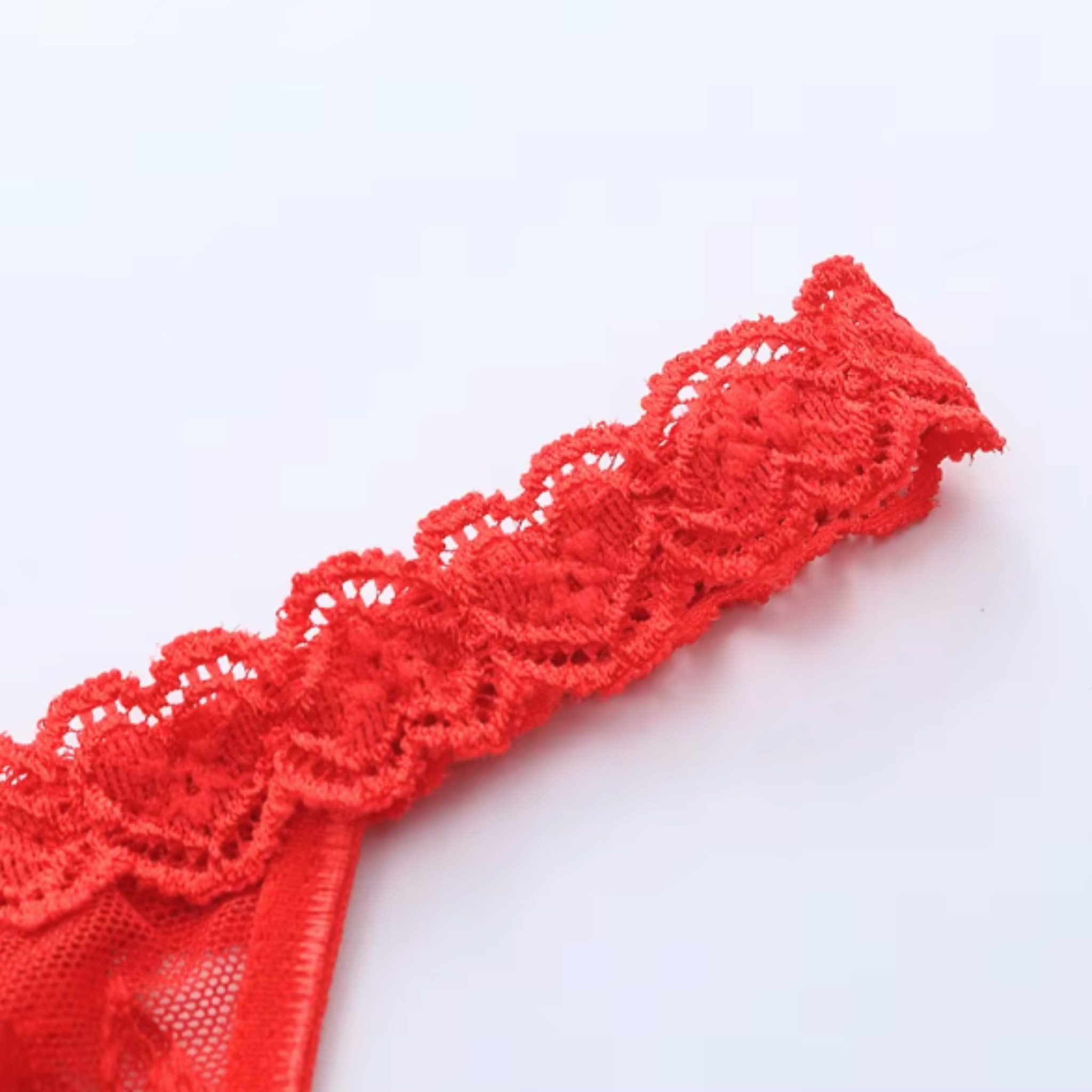 NEXORA Stringtanga Tanga, String, Damenunterwäsche, Spitzenstring, Dessous Onesize mit elastischem Bund, passt sich Ihrem Körper optimal an
