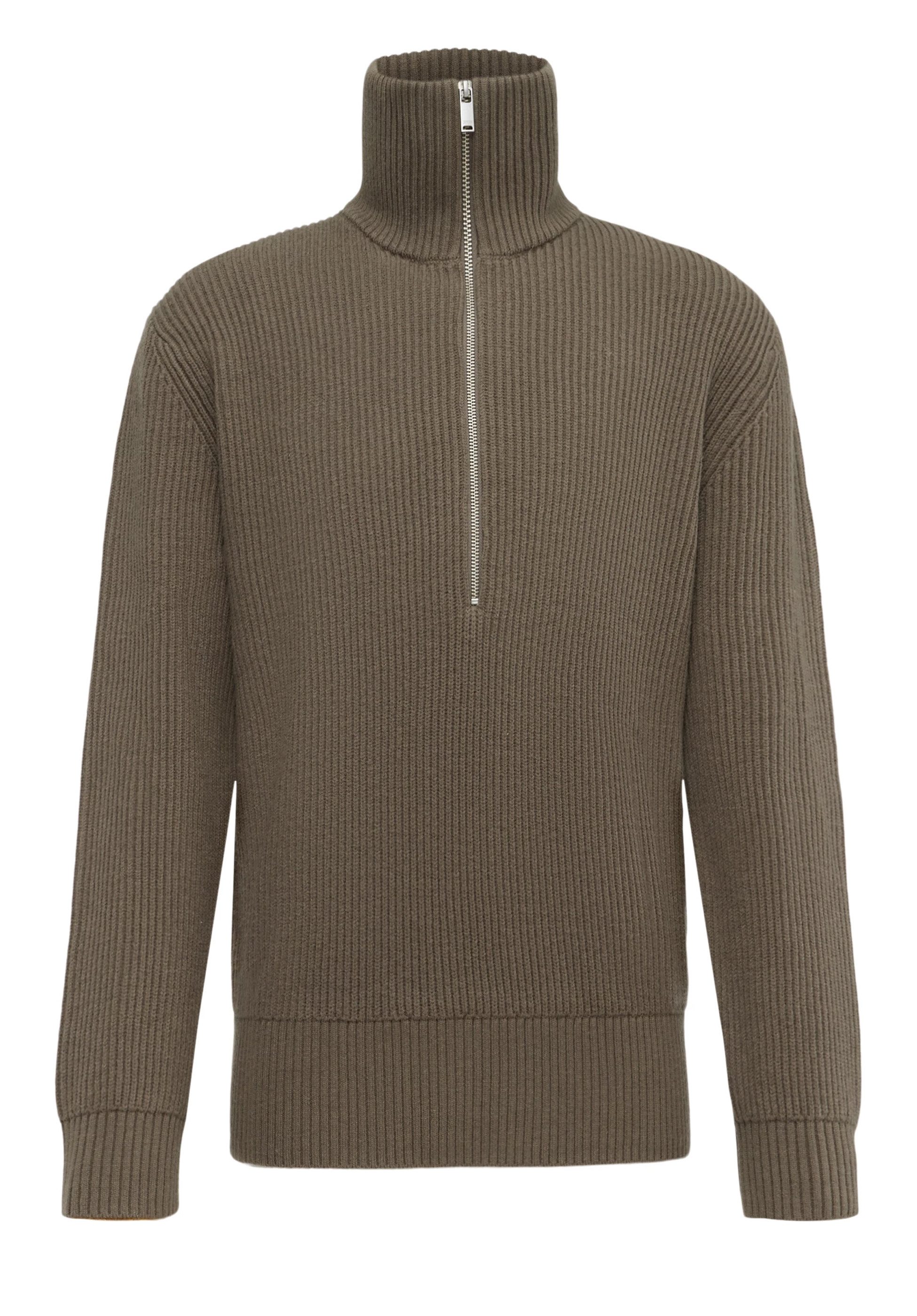Drykorn Strickpullover Zip Pullover Manuelo (1-tlg)
