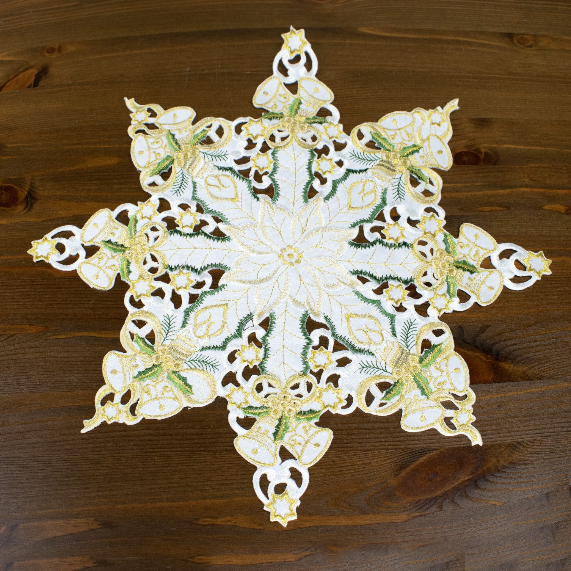 Delindo Lifestyle Tischdecke Weihnachtsstern (1-tlg), filigrane günstig online kaufen