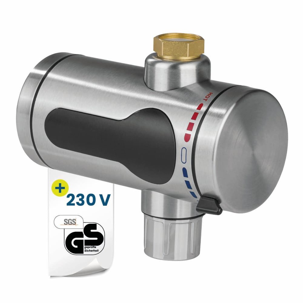 Hoberg Для горячей воды Universal Kompakt 3600W, LED-Temperaturanzeige, für Garten, Werkstatt, Terrasse, Wohnwagen