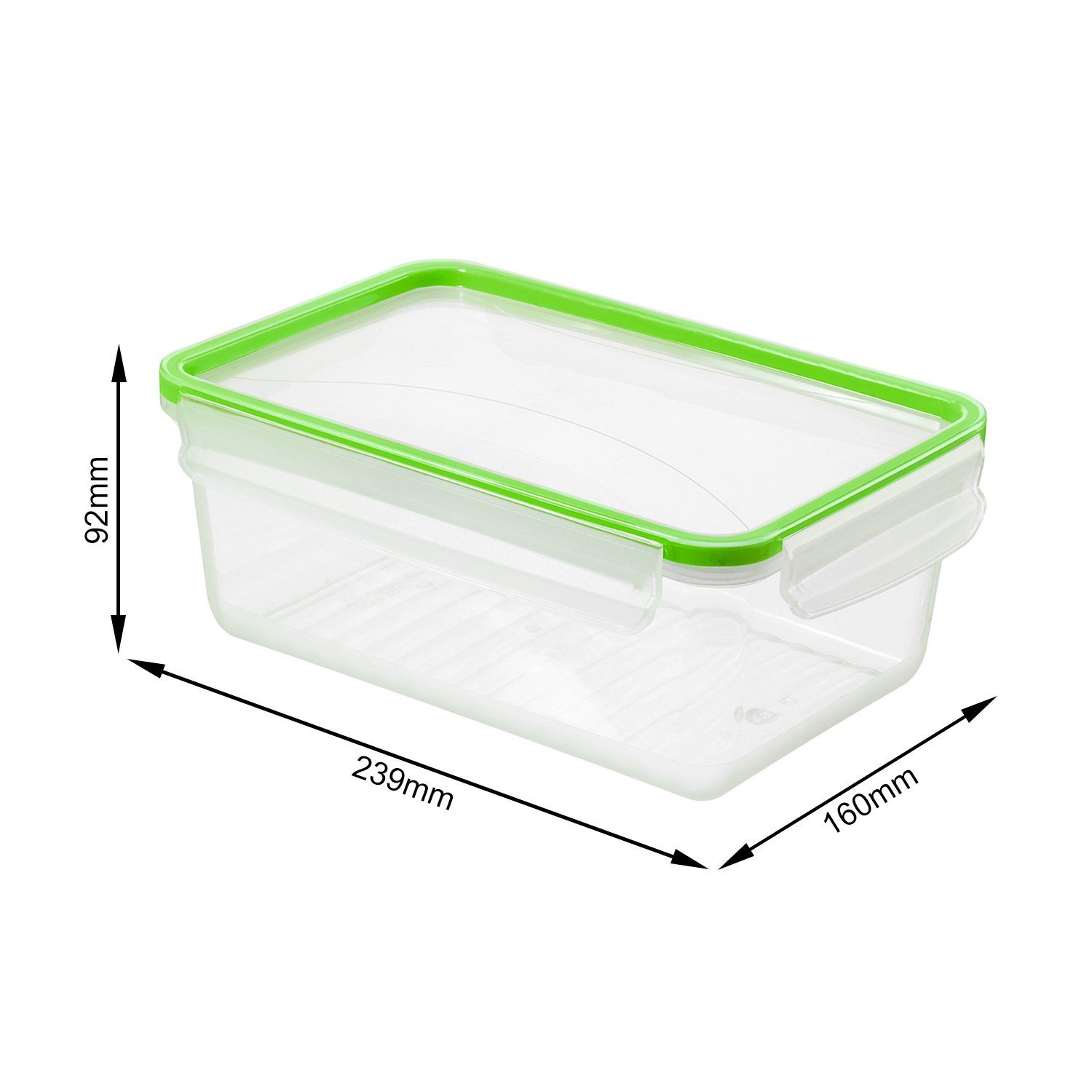 Kunststoff, Vorratsdose, Set für ROTHO Frischhaltepads (Vorratsdosenset, 10 inkl. 3-tlg), bessere Aufbewahrung