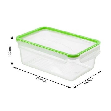 ROTHO Vorratsdose, Kunststoff, (Vorratsdosenset, Set 3-tlg), inkl. 10 Frischhaltepads für bessere Aufbewahrung