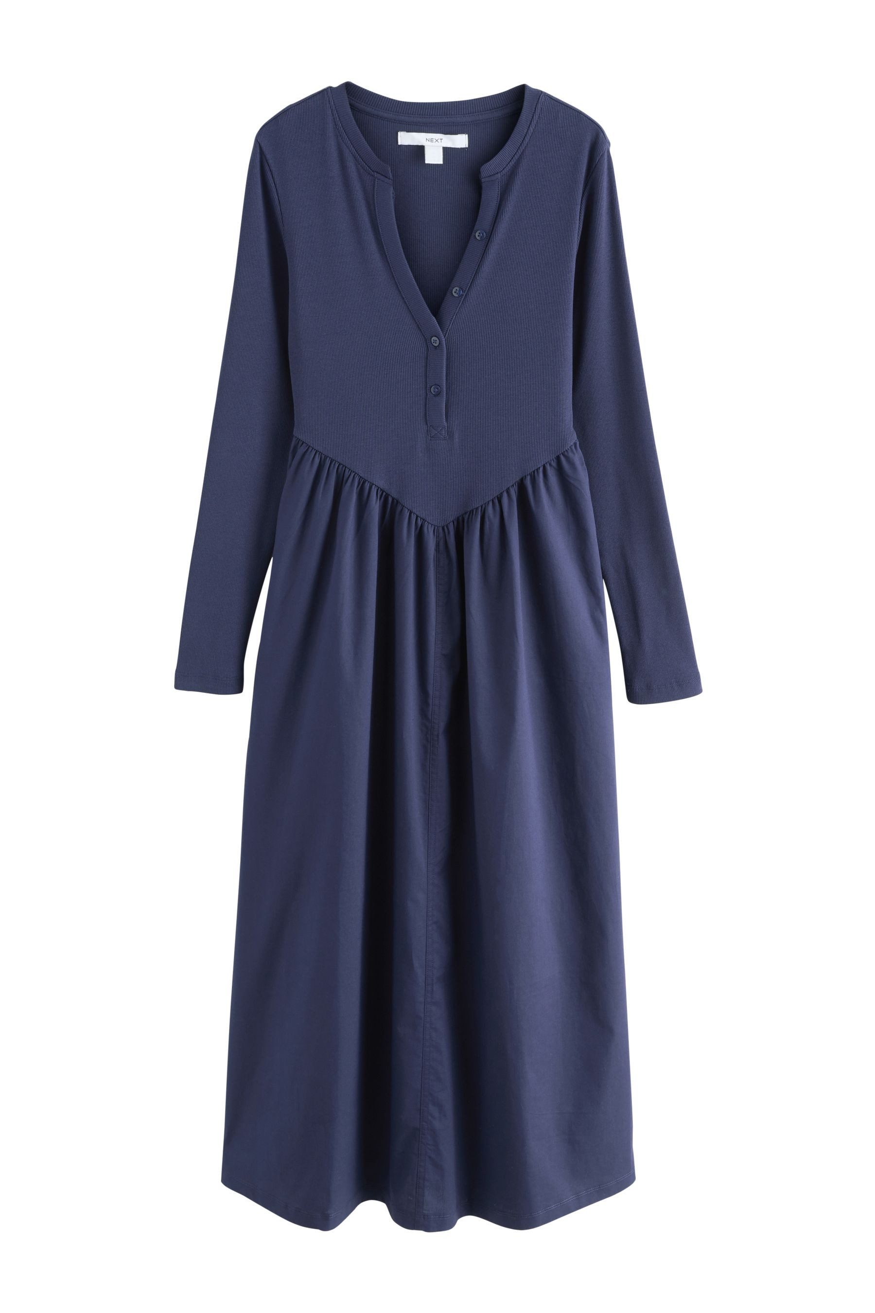 Next Midikleid Midikleid aus Jersey-Mischgewebe (1-tlg)