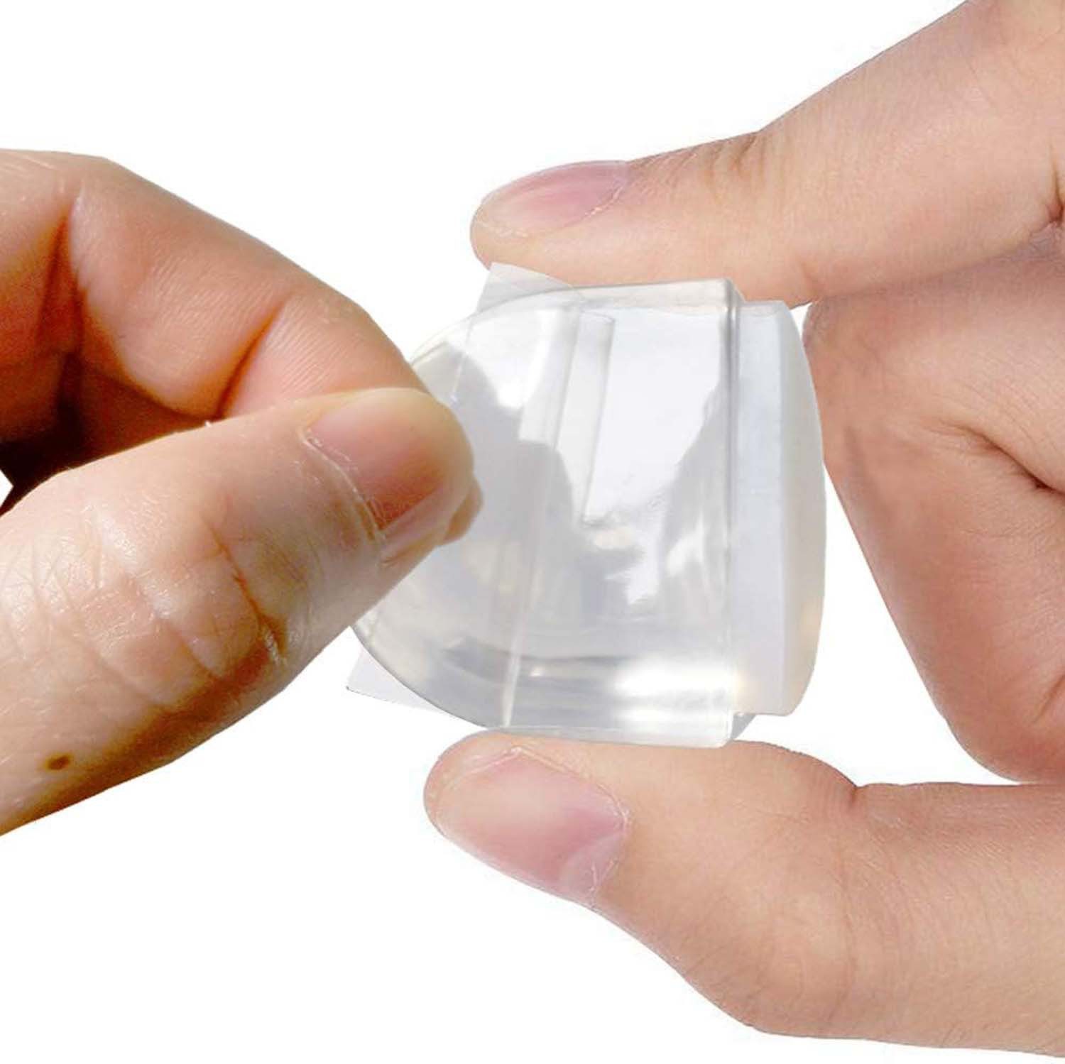 Agger Türstopper 4er Set Türstopper Boden zum Kleben, Transparente Selbstklebende (4 St) – Bild 3 von 5