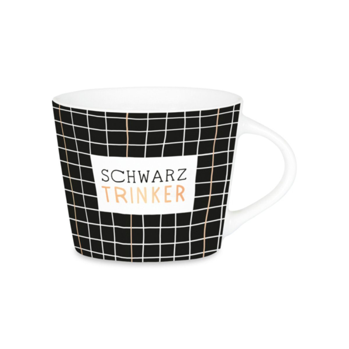 Werkstatt Schreibkram Grafik Manufaktur Espresso-Tasse Schwarz Trinker Tasse