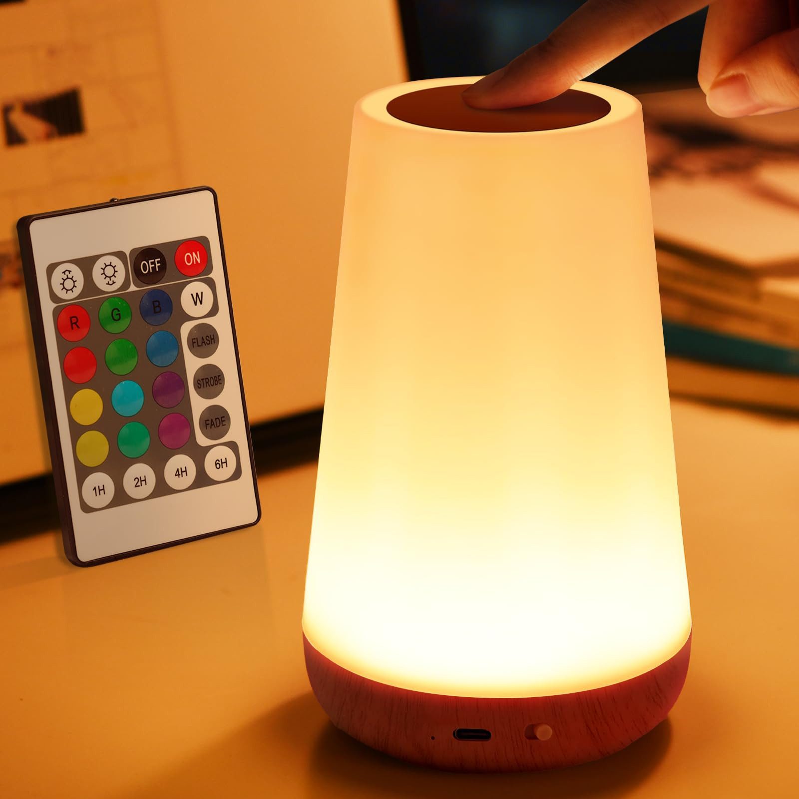 ZEUOPQ Schreibtischlampe Nachtlicht, dimmbare Touch-Lampe für günstig online kaufen