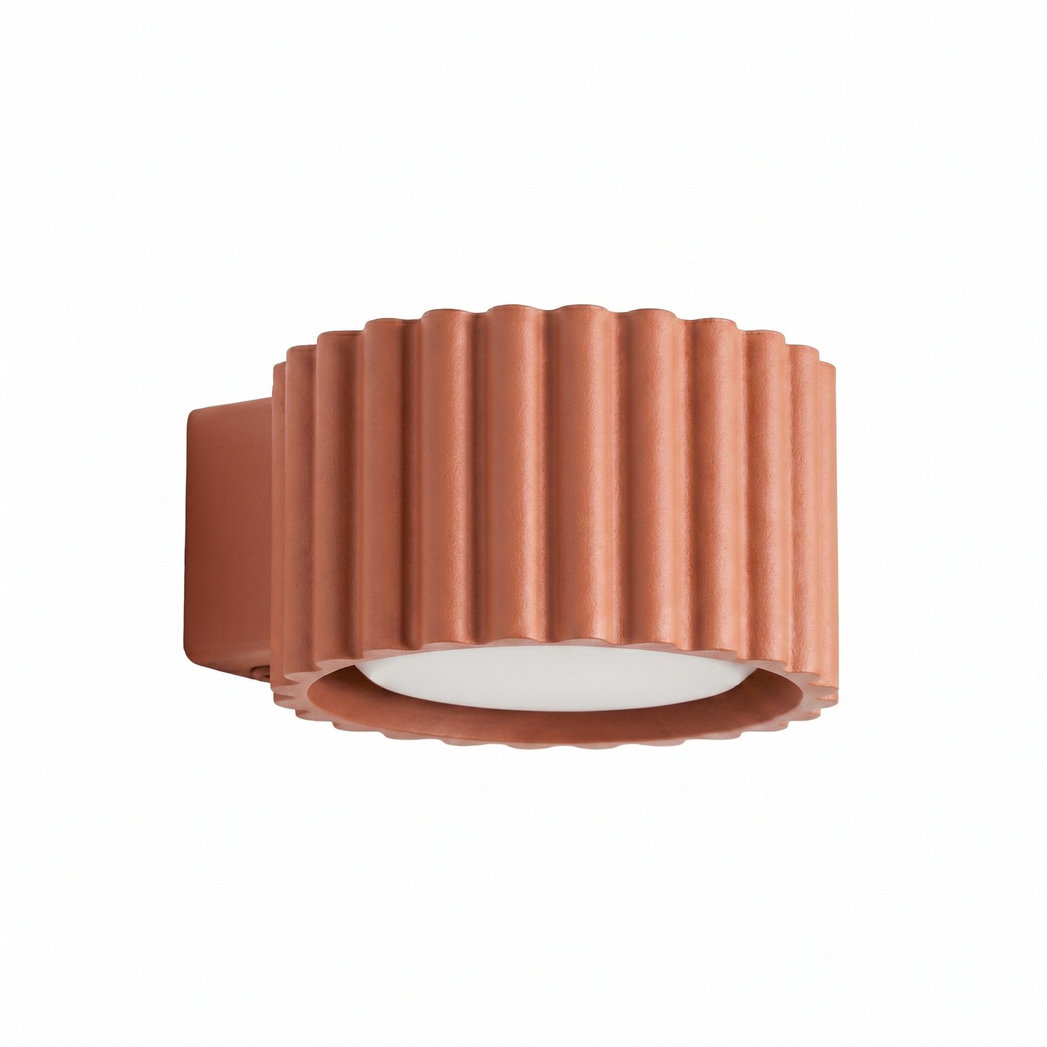 SOLLUX lighting Wandleuchte Wandleuchte AURA rote ocker Gx53, Nicht enthalten