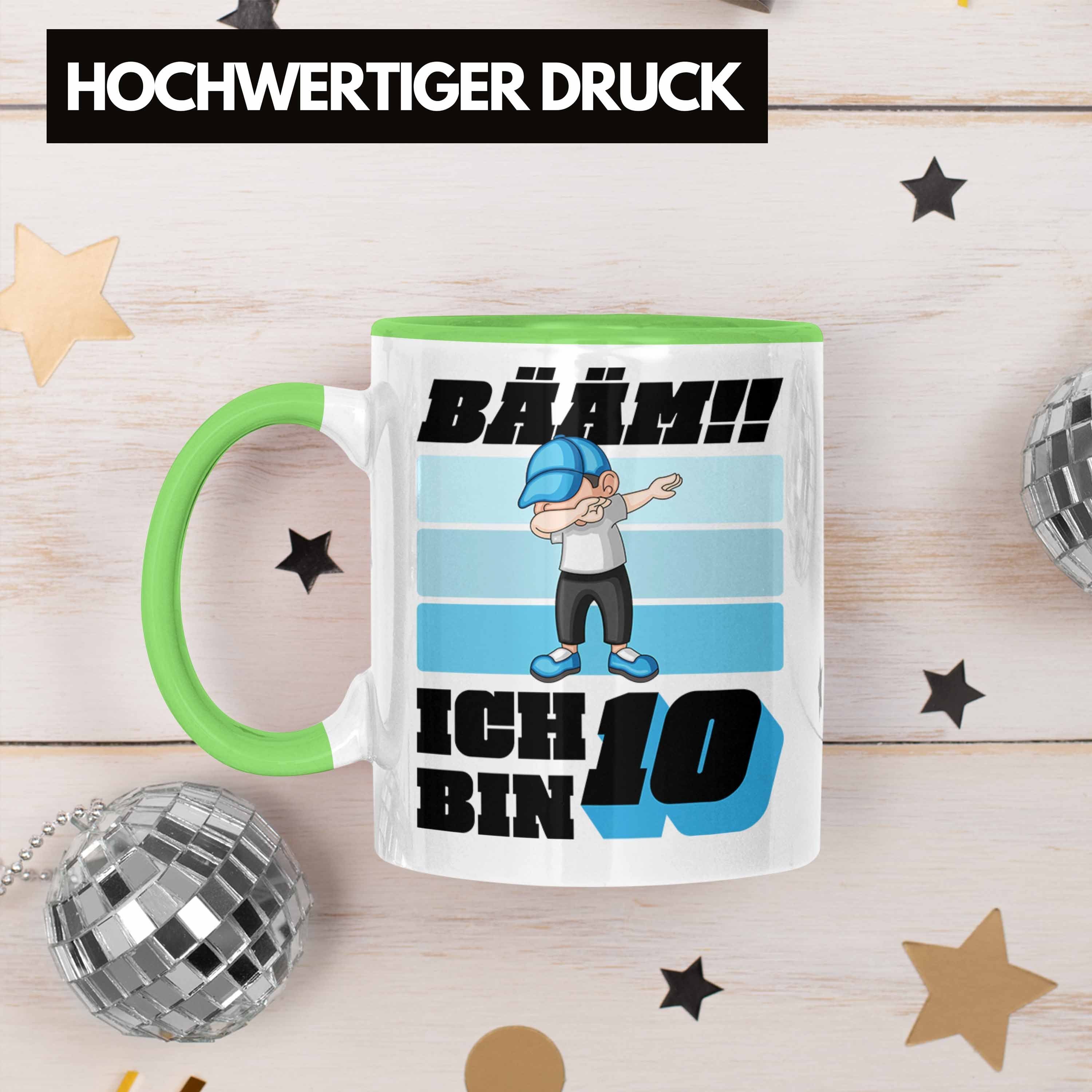 Trendation Tasse Trendation 10er Jahre Tasse 10 - 10 Grün Jungen Geschenke Junge Geschenkidee Alt Geburtstag Geburtstag