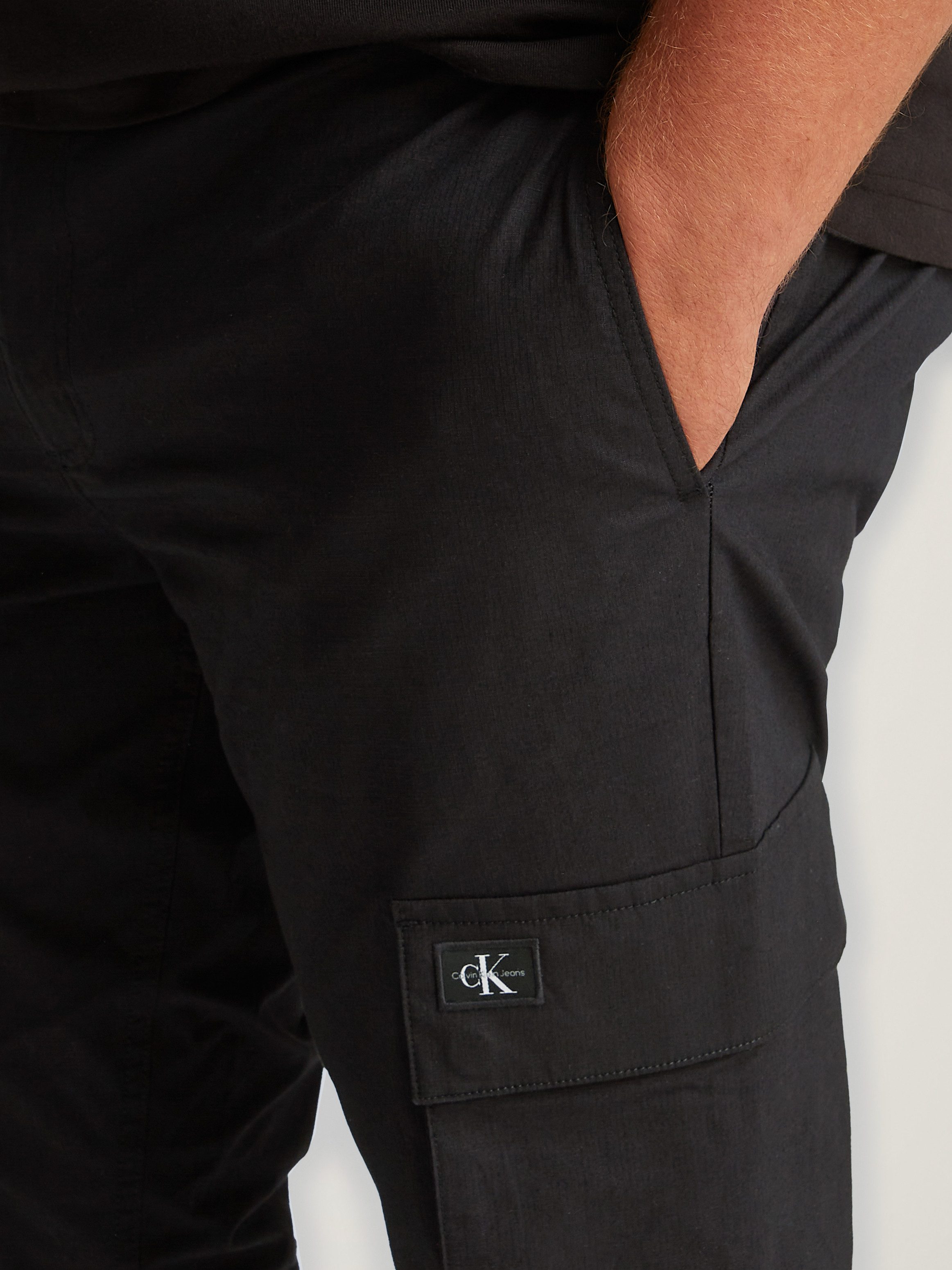 Calvin Klein Jeans Plus Cargohose PLUS SKINNY CARGO in Großen Größen, Logo- günstig online kaufen