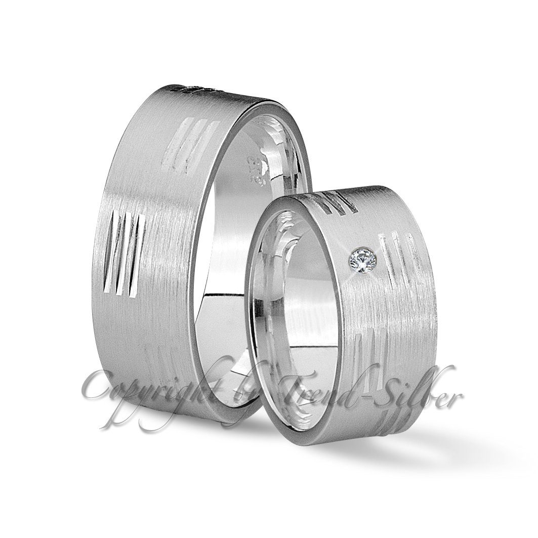 Trauringe123 Trauring Hochzeitsringe Trauringe Partnerringe 925er Silber mi günstig online kaufen