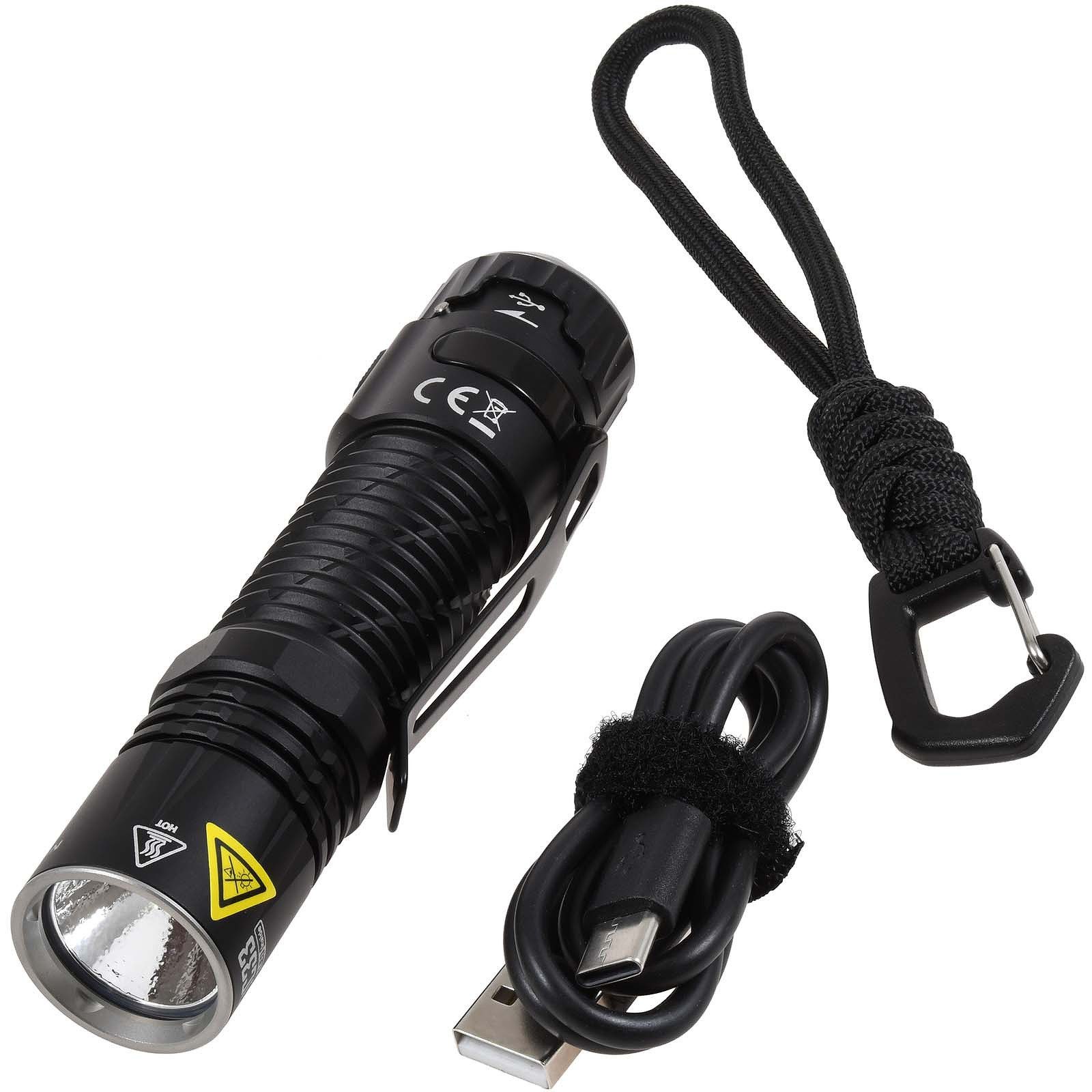 Nitecore LED Taschenlampe Nitecore EDC33 Taschenlampe 4000 Lumen USB-C schwarz